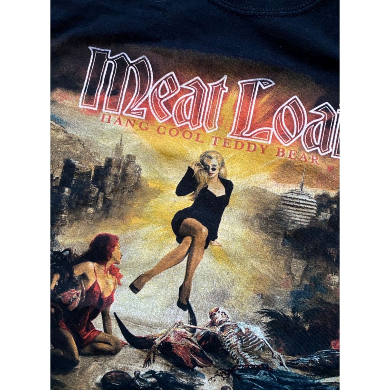 Gildan Meat Loaf Tank Tops HANG COOL TEDDY BEAR T-Shirt Black S Men Gildan Tank Tops Mens S Size US S / EU 44-46 / 1 - 3 Thumbnail