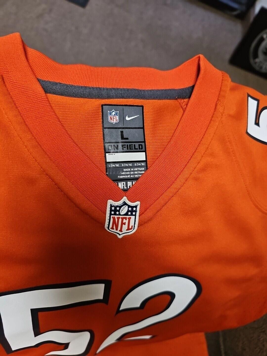 Nike Bears Nike NFL On Field Jersey #52 Khalil Mack Youth L Size ONE SIZE - 2 Thumbnail