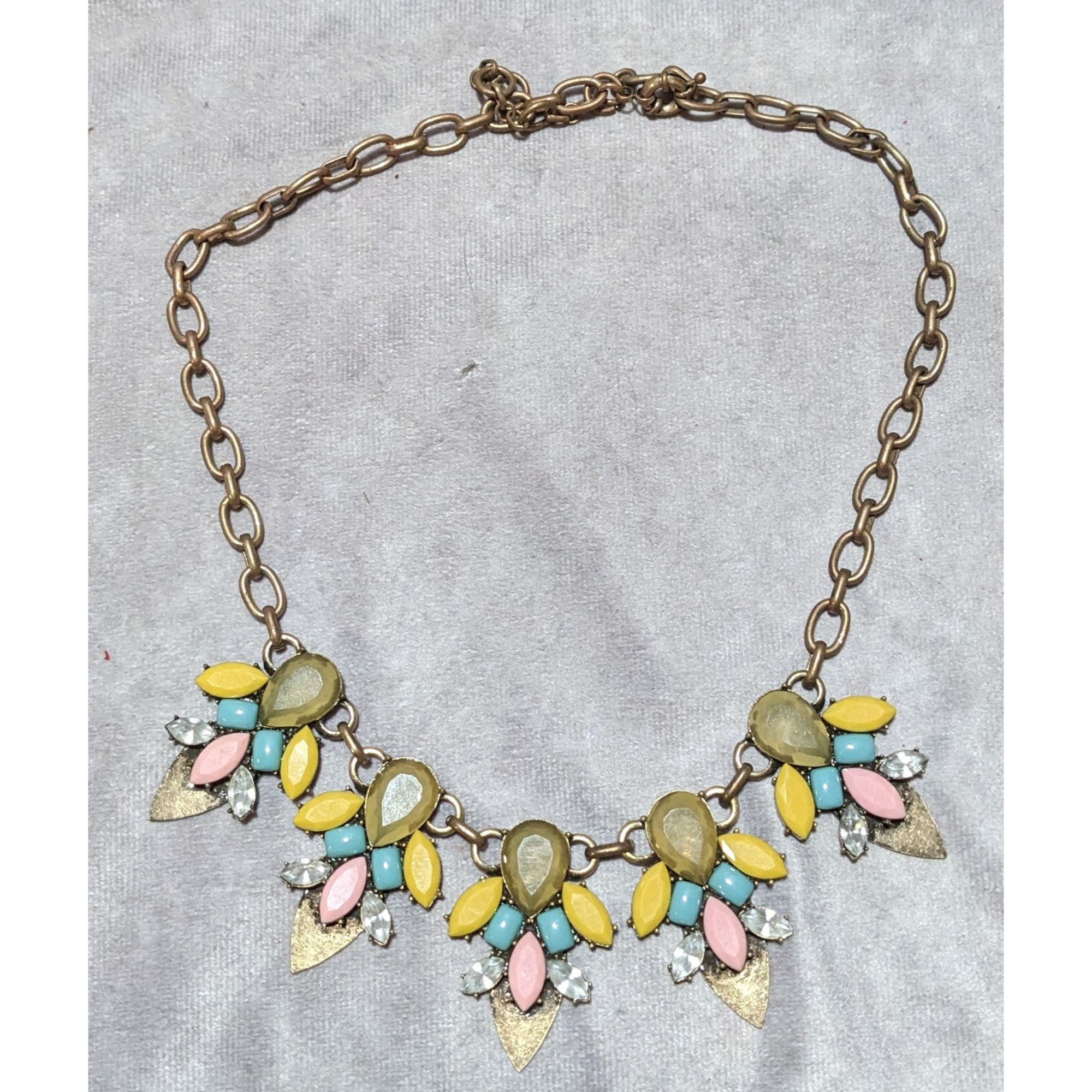 Other 90s Glam Floral Gemmed Necklace Size ONE SIZE - 7 Thumbnail