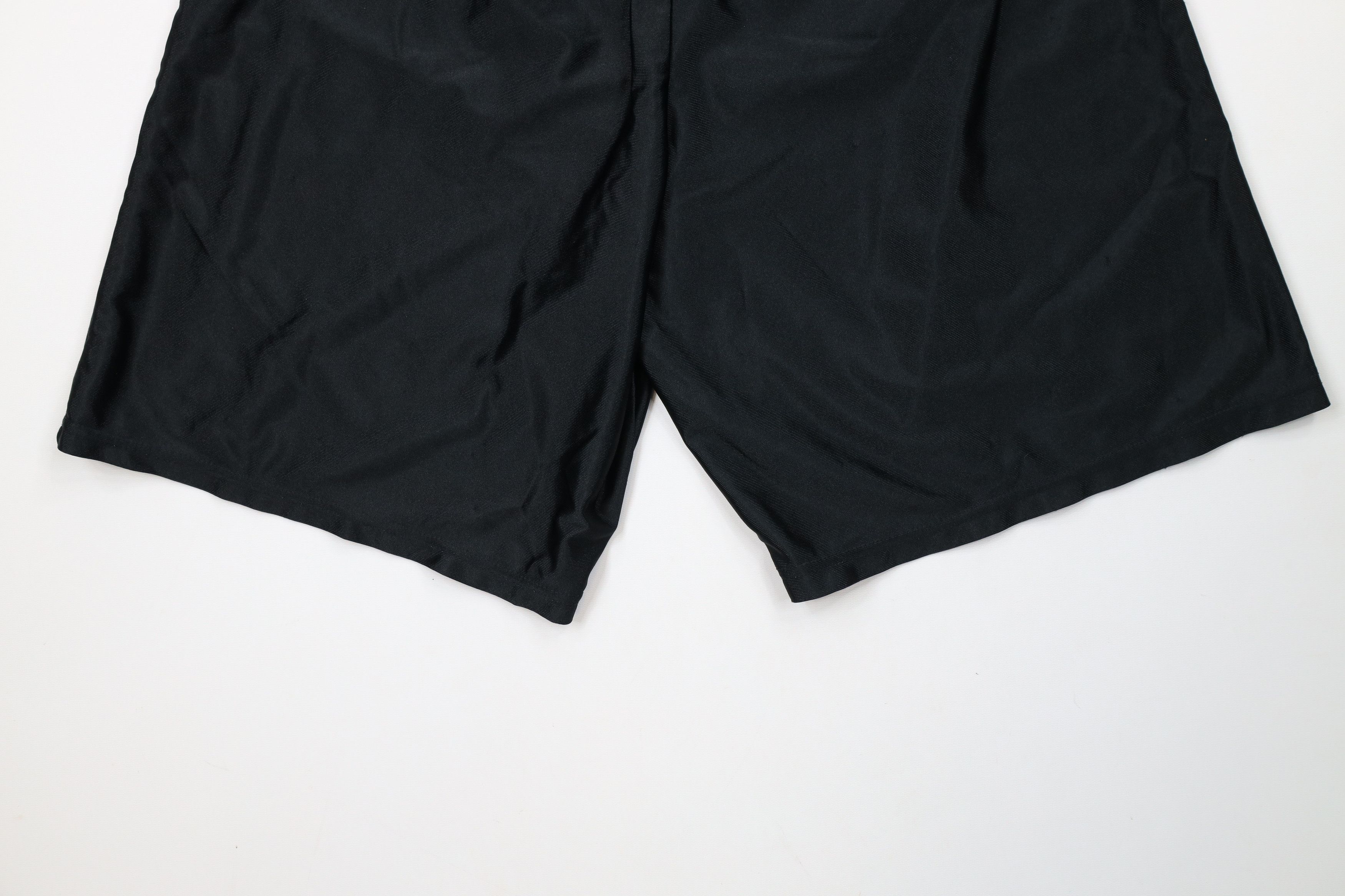 Nike × Vintage Vintage 90s Nike Scott Mini Swoosh Above Knee Shorts Black Size US 34 / EU 50 - 12 Thumbnail