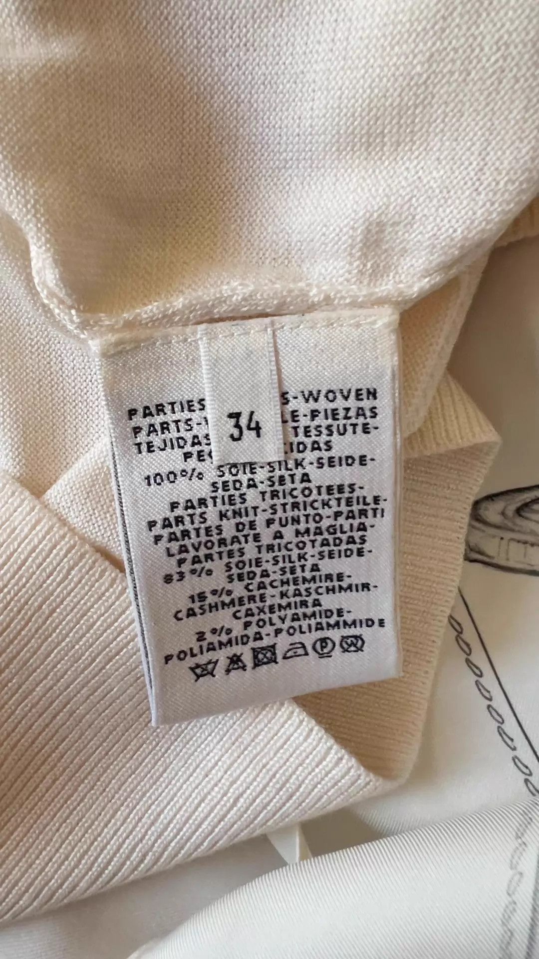 Hermes Hermes Women's Silk Shawl Over Knit Top 34 Size XS / US 0-2 / IT 36-38 - 6 Thumbnail