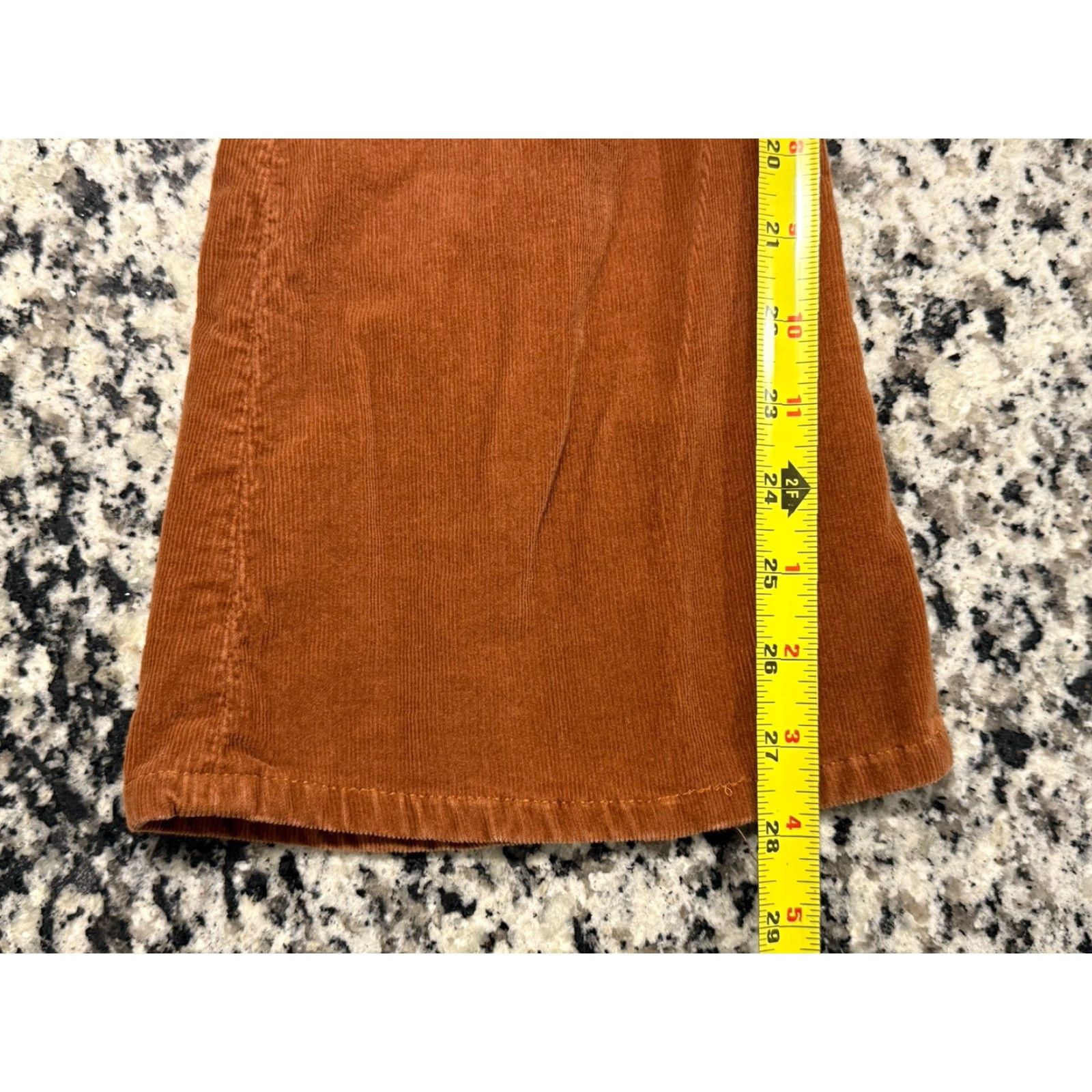 Veronica Beard VERONICA BEARD Skinny Flare Jeans Rusty Orange Size 27 x 28 Womens Size 27" / US 4 / IT 40 - 2 Thumbnail