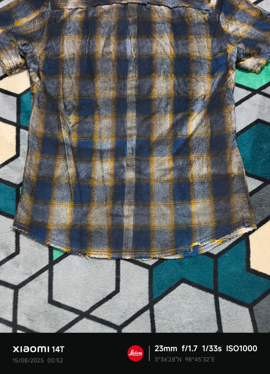 GOSTAR DE FUGA GOSTAR DE FUGA PLAID BUTTON UP SHIRT Size US S / EU 44-46 / 1 - 6 Thumbnail