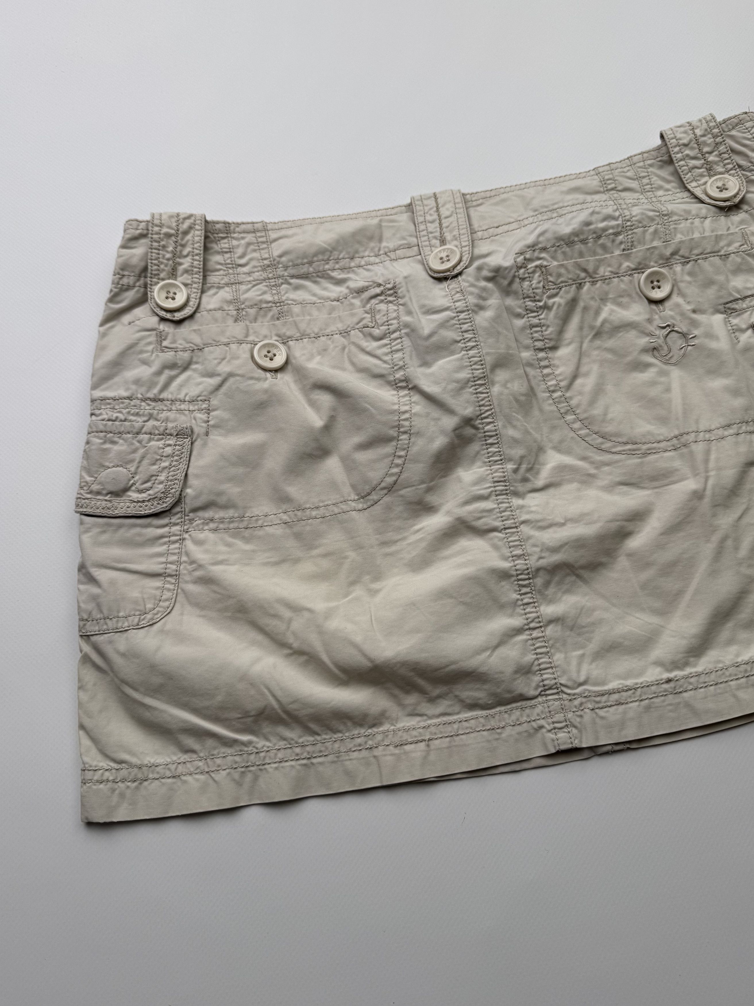 Vintage Vintage Cargo Mini Skirt B319(V307)E2 Size 29" - 6 Thumbnail