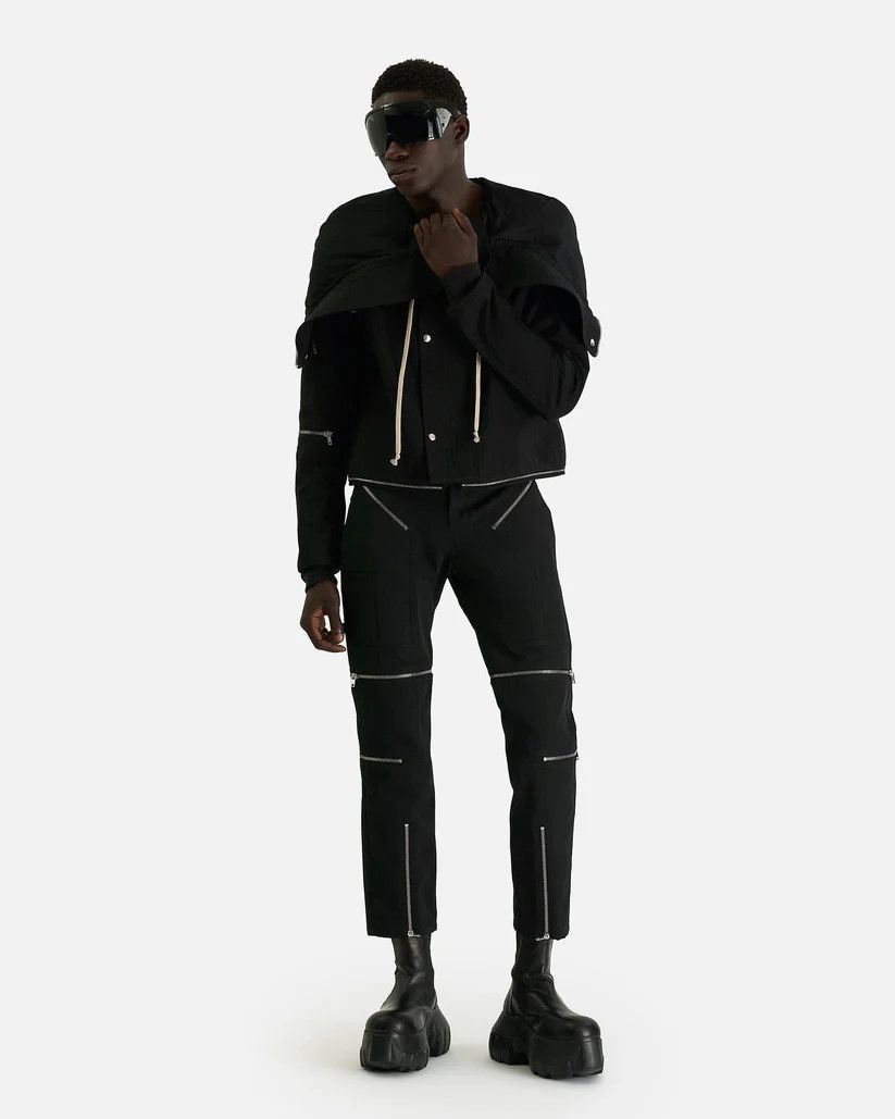 Rick Owens o1s1v1r1oon0825 Headon Convertible Pant in Black Size US 34 / EU 50 - 7 Thumbnail