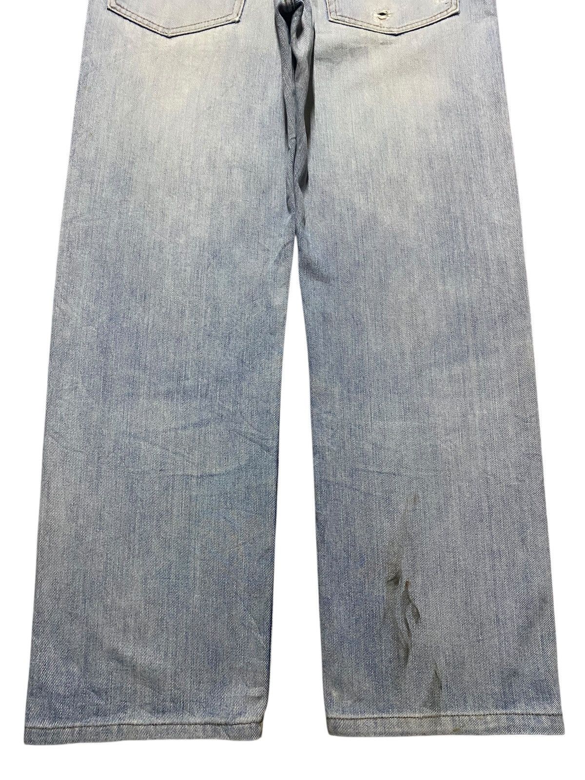 Japanese Brand Vtg Bobson Chessking Light Fade Wash Distressed Loose Jeans Size US 33 - 6 Thumbnail