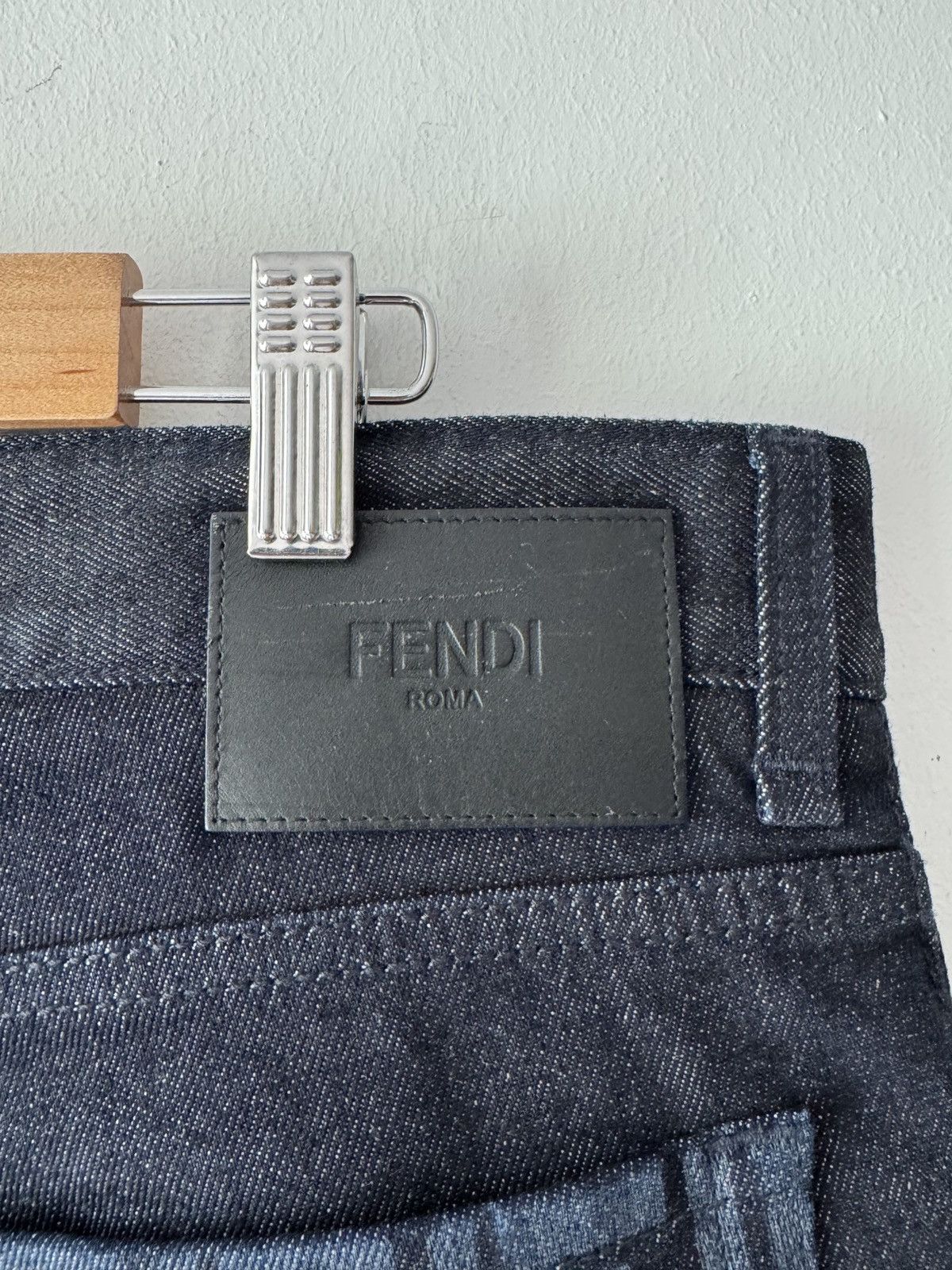 Fendi 🔥🔥 Fendi Effect Lasered FF Logo Jeans Size US 36 / EU 52 - 7 Thumbnail