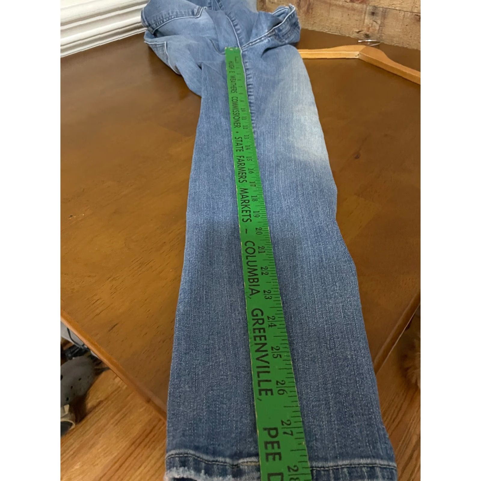 Lucky Brand Lucky Brand Jeans Skinny Women Regular 12 Blue Denim Cotton Blend Zipper Stretch Mid Rise 8.5-10.5 N/A Tag 12/31 Regular VINTAGE No Size 34" / US 12 / IT 48 - 6 Thumbnail