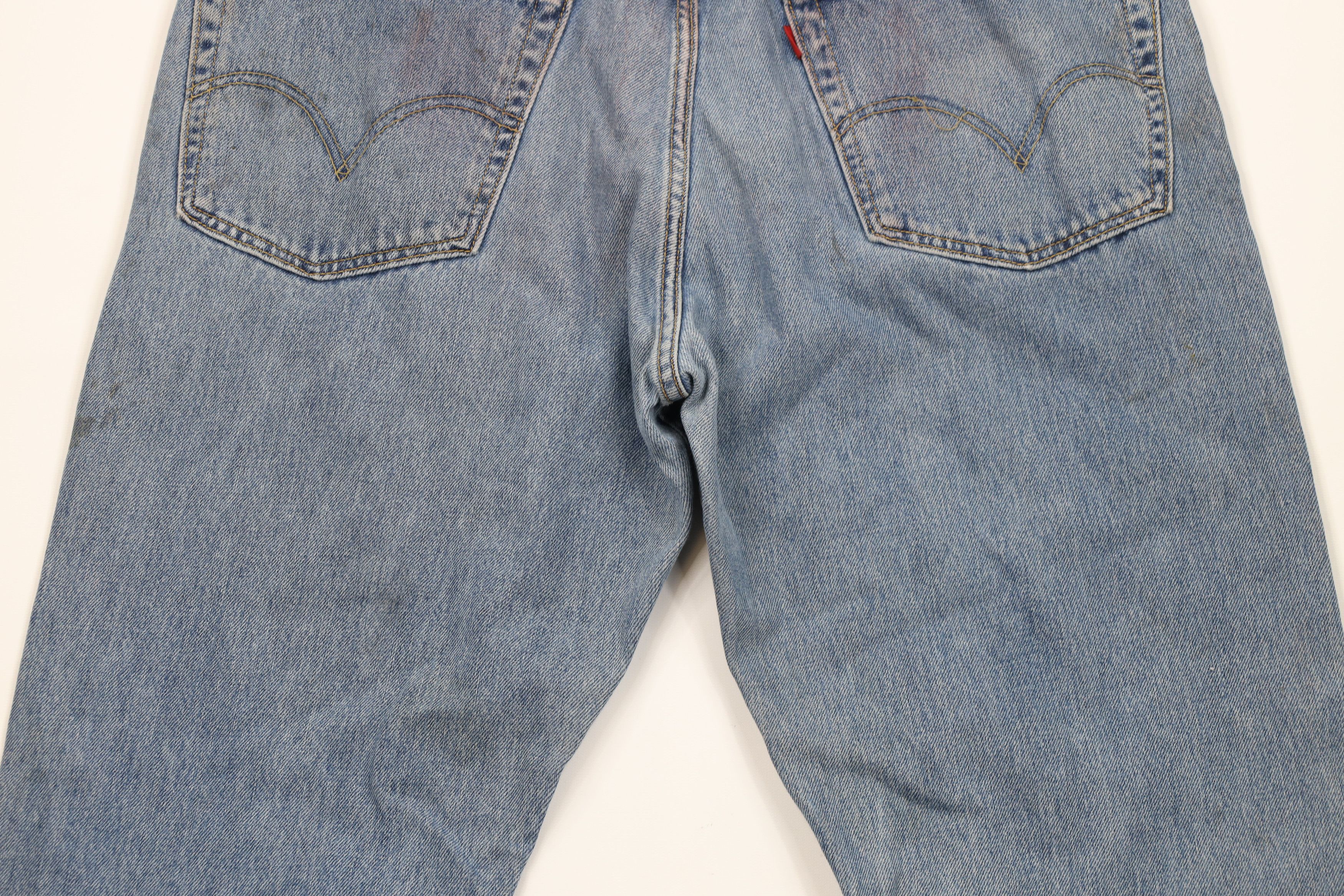 Levi's Vintage Y2K 2003 Levis 505 Regular Straight Leg Jeans Blue Size US 38 / EU 54 - 12 Thumbnail