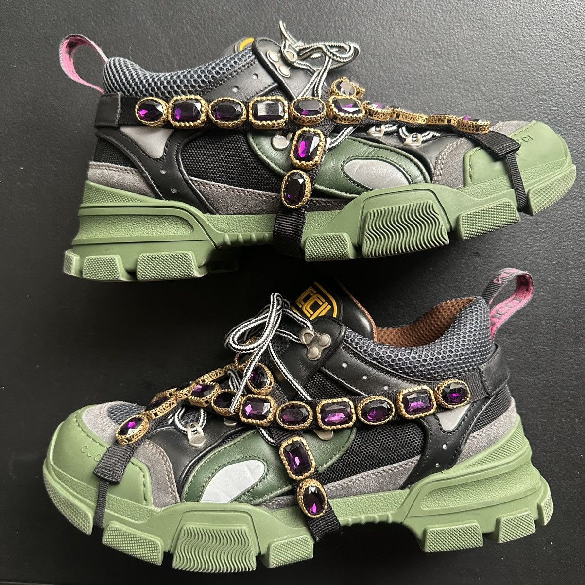 スニーカー GUCCI SNEAKER (760775FACMZ 1065) Buy Gucci Ace 'GG Supreme Canvas - Black' - 760775 FACMZ