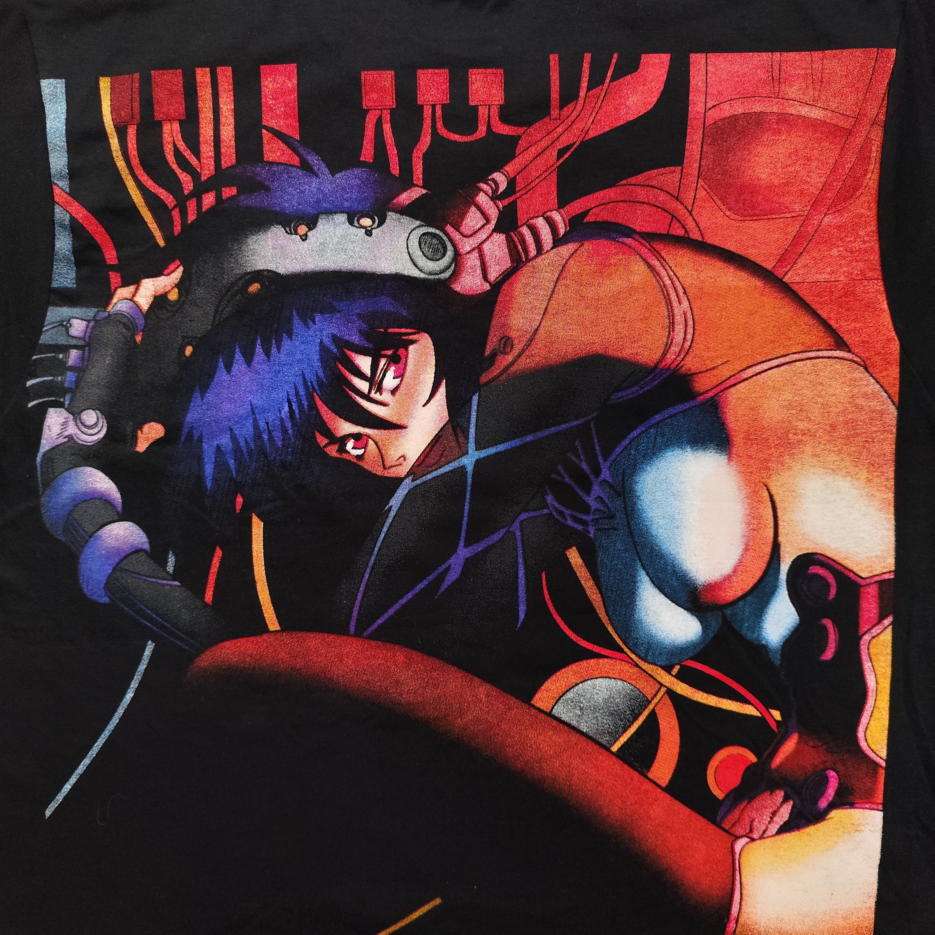 Anime × Vintage Rare Ghost In The Shell Anime Tee Japanese Manga Motoko Size US L / EU 52-54 / 3 - 3 Thumbnail