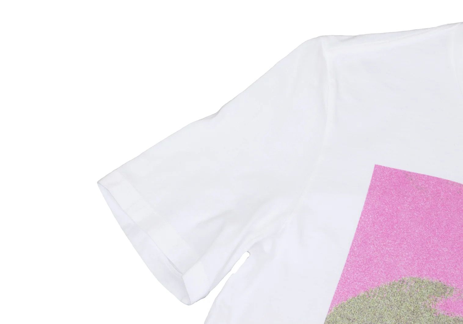 Maison Margiela Cotton Mouse Print T-Shirt in White and Pink Size US S / EU 44-46 / 1 - 4 Thumbnail