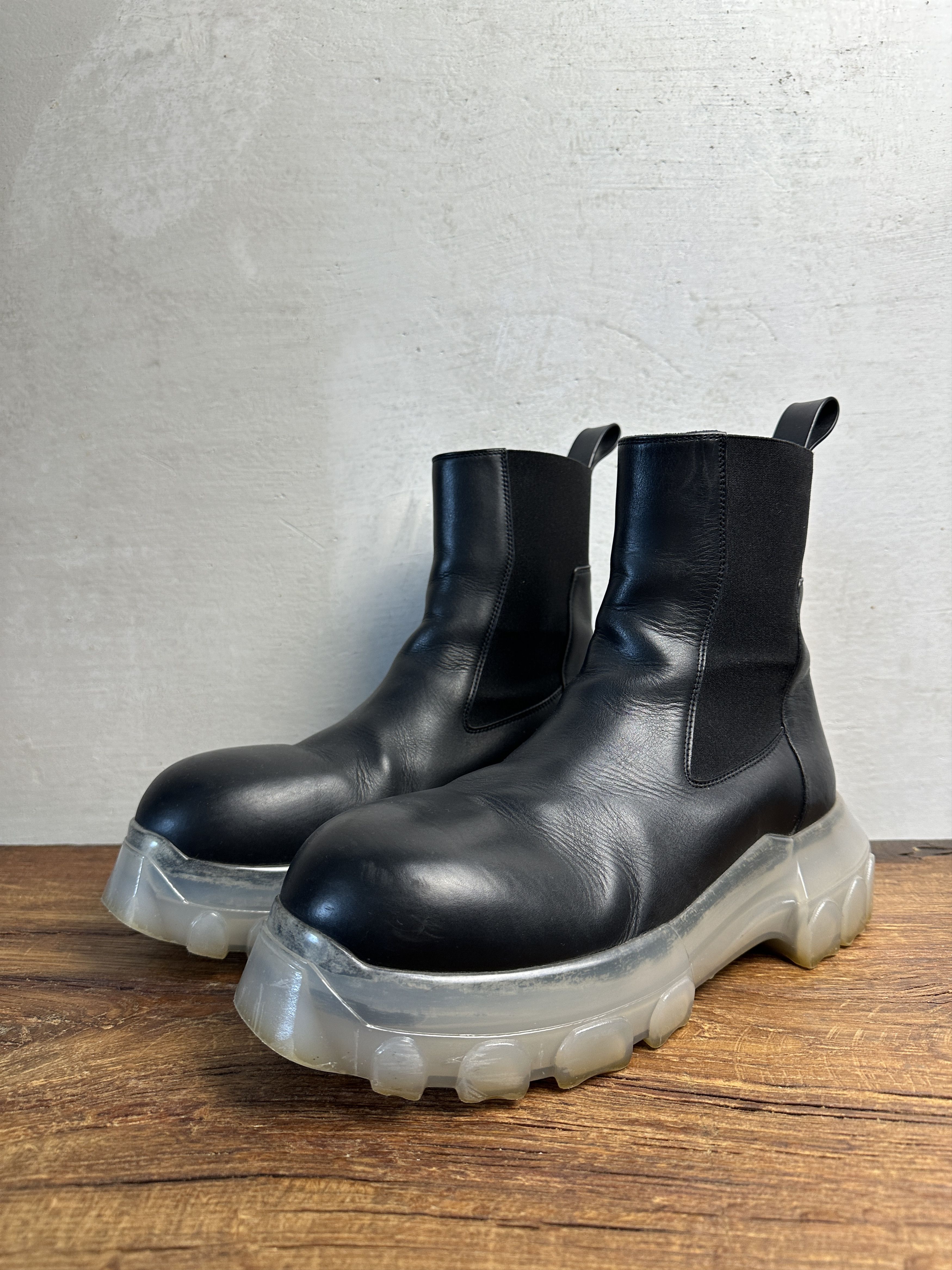 Rick Owens Rick Owens Rick Owens Bozo Beatle Tractor Boots Size US 10 / IT 40 - 2 Thumbnail