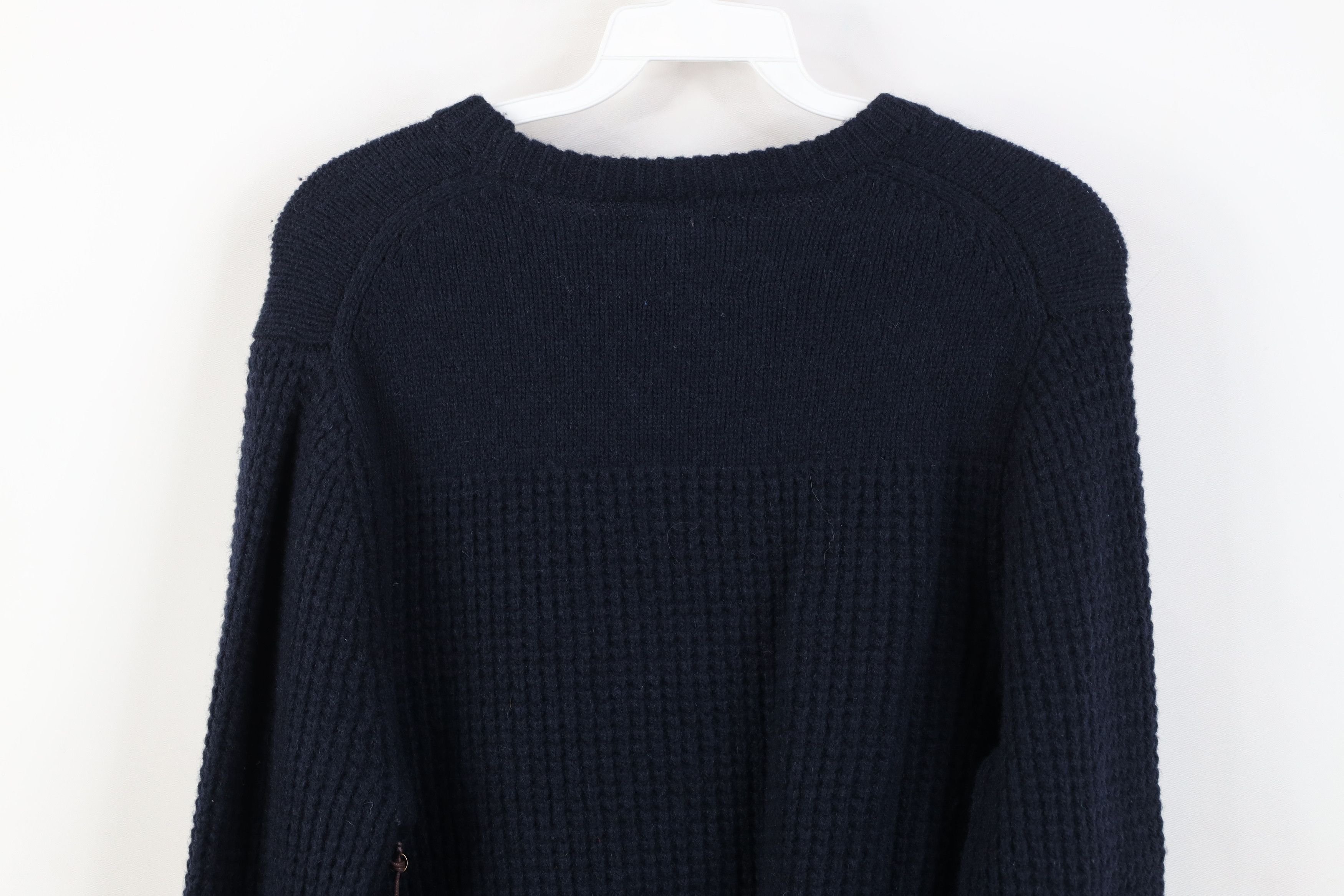 Vintage Deadstock Vintage Y2K Streetwear Lambswool Knit Sweater Blue Size US S / EU 44-46 / 1 - 10 Thumbnail