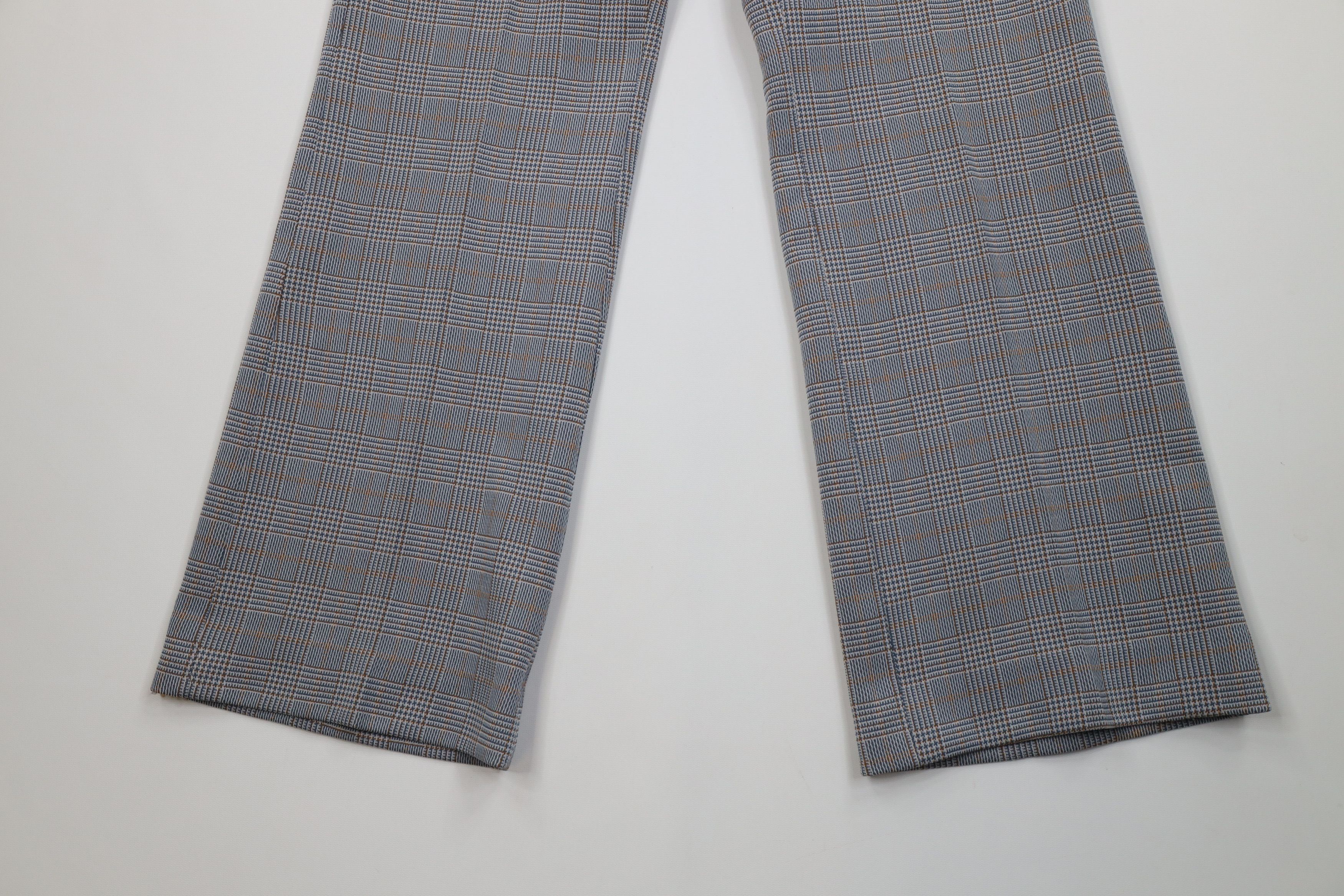 Levi's Vintage 70s Levis Plaid Knit Bell Bottoms Chino Pants USA Size US 32 / EU 48 - 4 Thumbnail