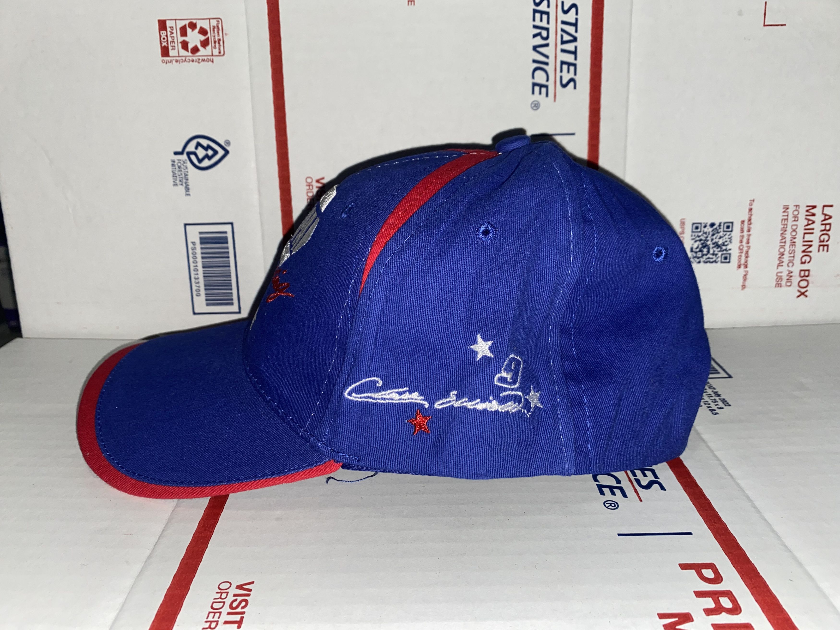 NASCAR NAPA Auto Racing Baseball Cap Velcro dad Hat NASCAR USA ! Size ONE SIZE - 2 Thumbnail
