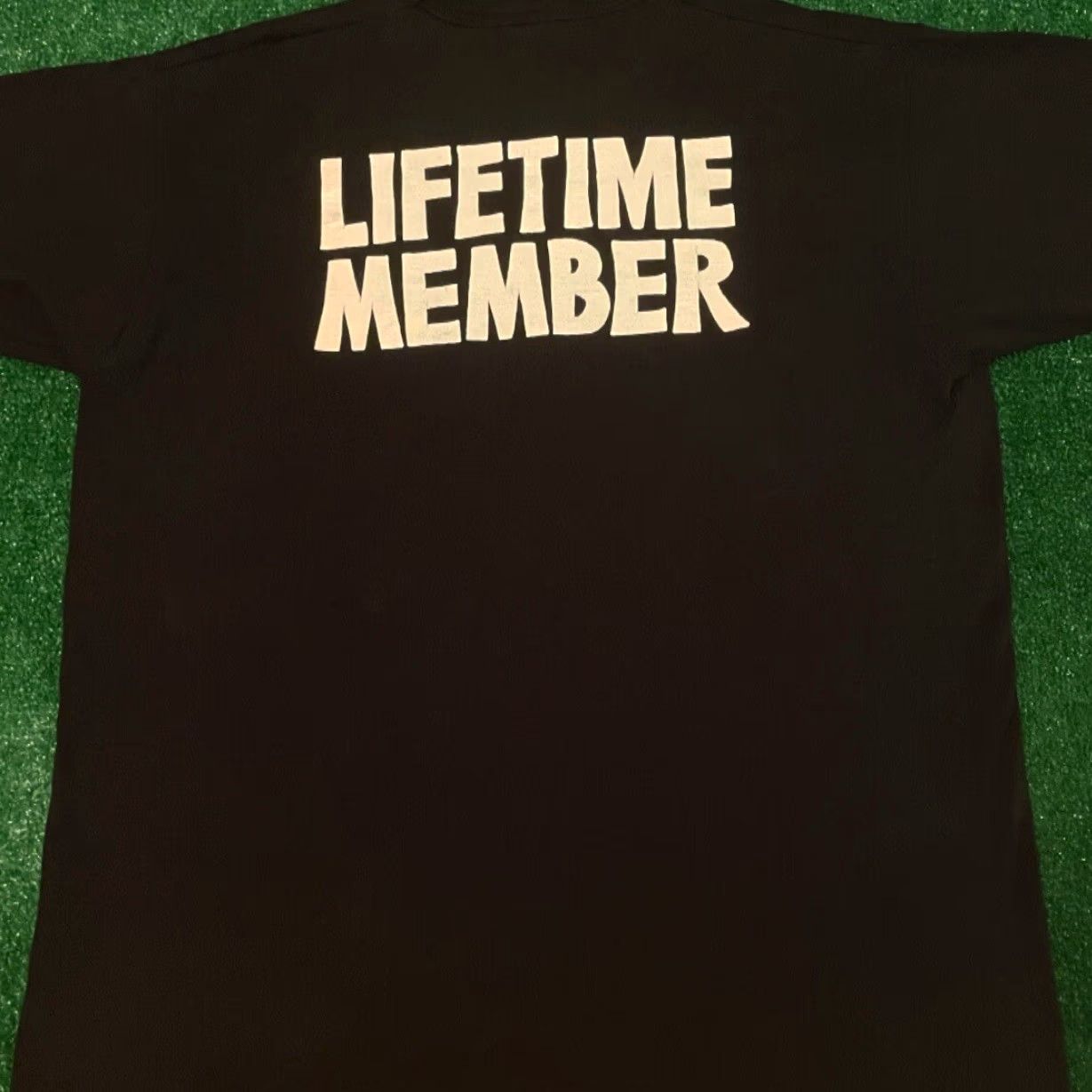 Vans VINTAGE Vans Off The Wall Skate Tee Life Time Member VTG Shirt Mens 2XL Black 90s Skater Punk Grunge 1990s Shirt Mens XXL Size US XXL / EU 58 / 5 - 2 Thumbnail