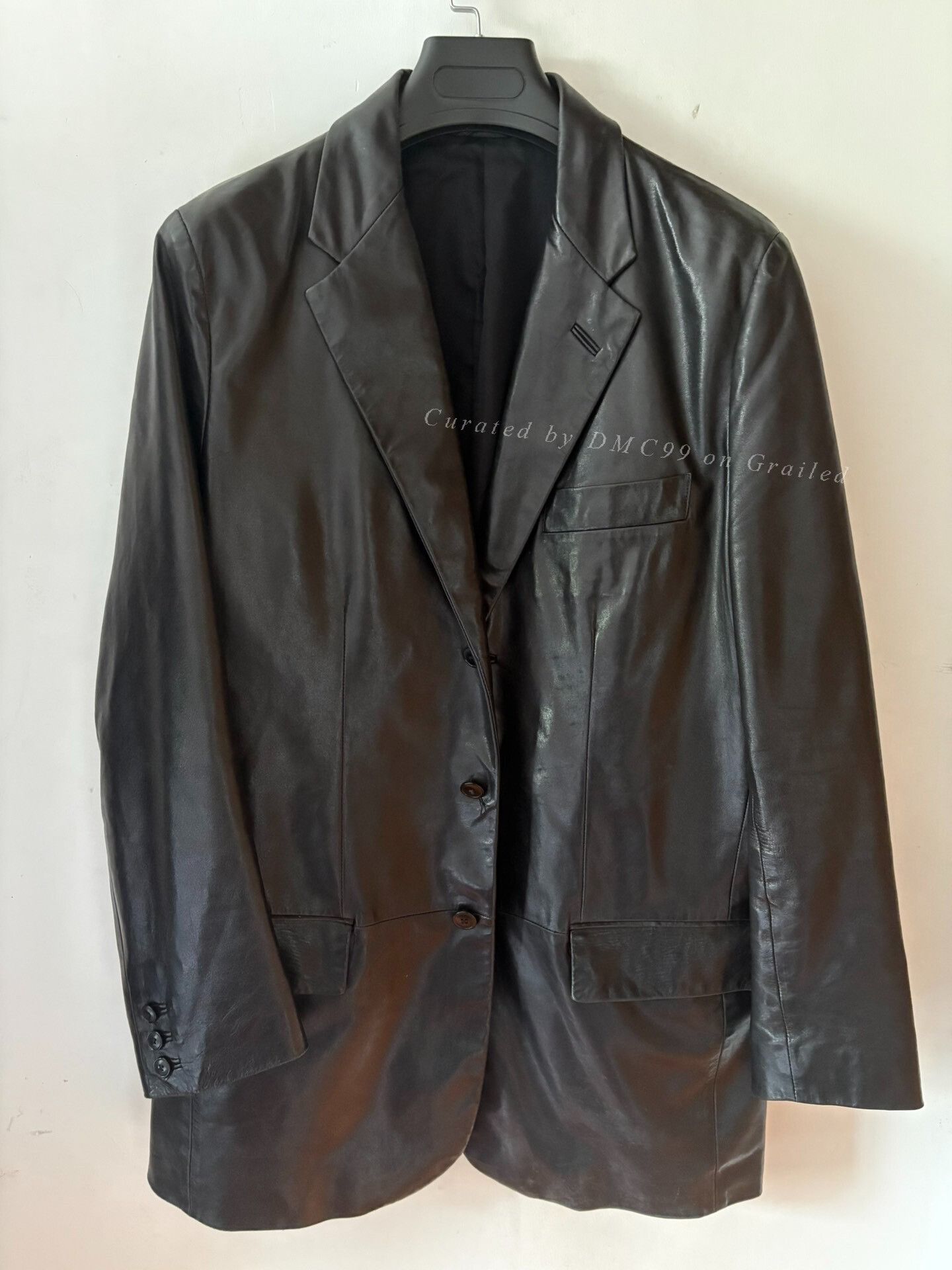 Helmut Lang Archive FW1997 Helmut Lang GTR Leather N1 Deck Jacket