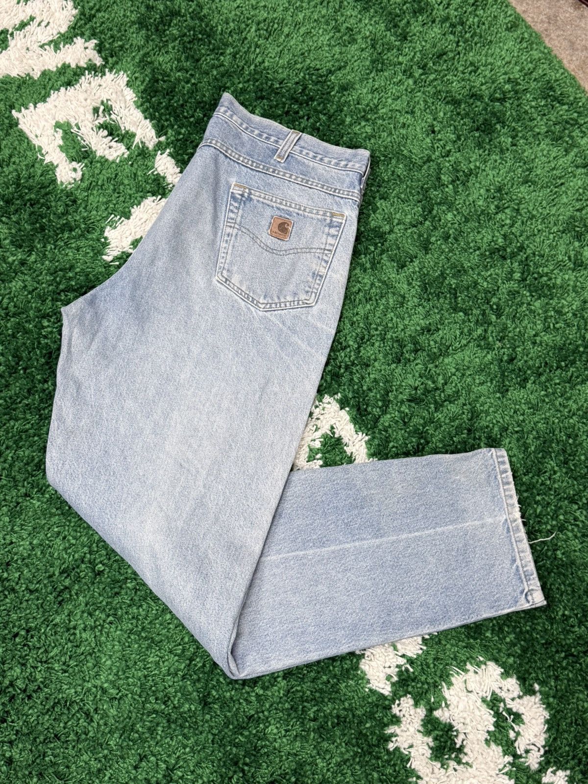 Carhartt Vintage Distressed Carhartt Baggy Denim Jeans 40 x 34 RARE Size US 40 / EU 56 - 1 Thumbnail