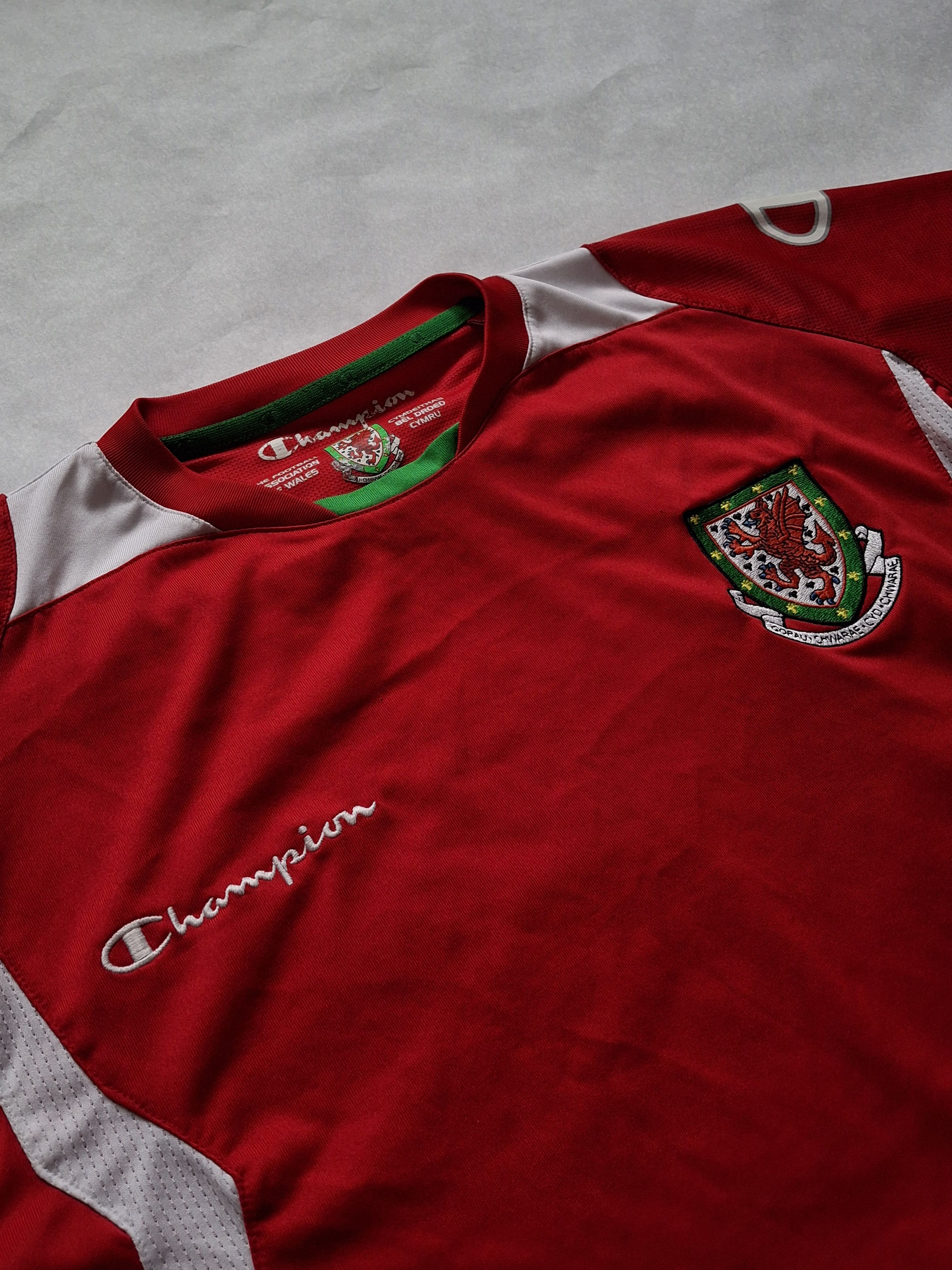 Champion × Vintage Vintage Wales Soccer Jersey Football World Cup Retro Rare Size US M / EU 48-50 / 2 - 2 Thumbnail