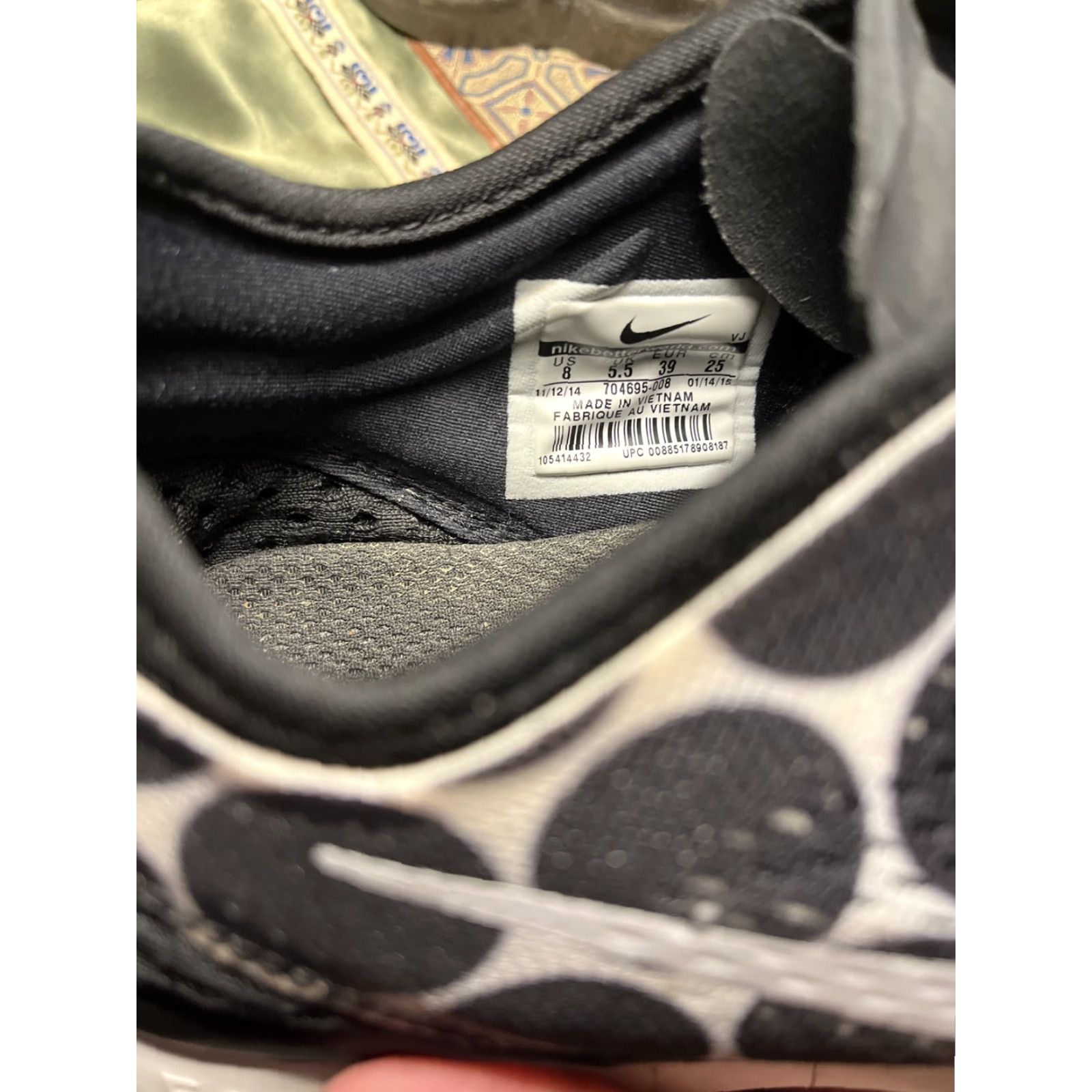 Nike Nike Free 5.0 TR Fit 5 Black/White Womens Size 8 Size US 8 / IT 38 - 5 Thumbnail
