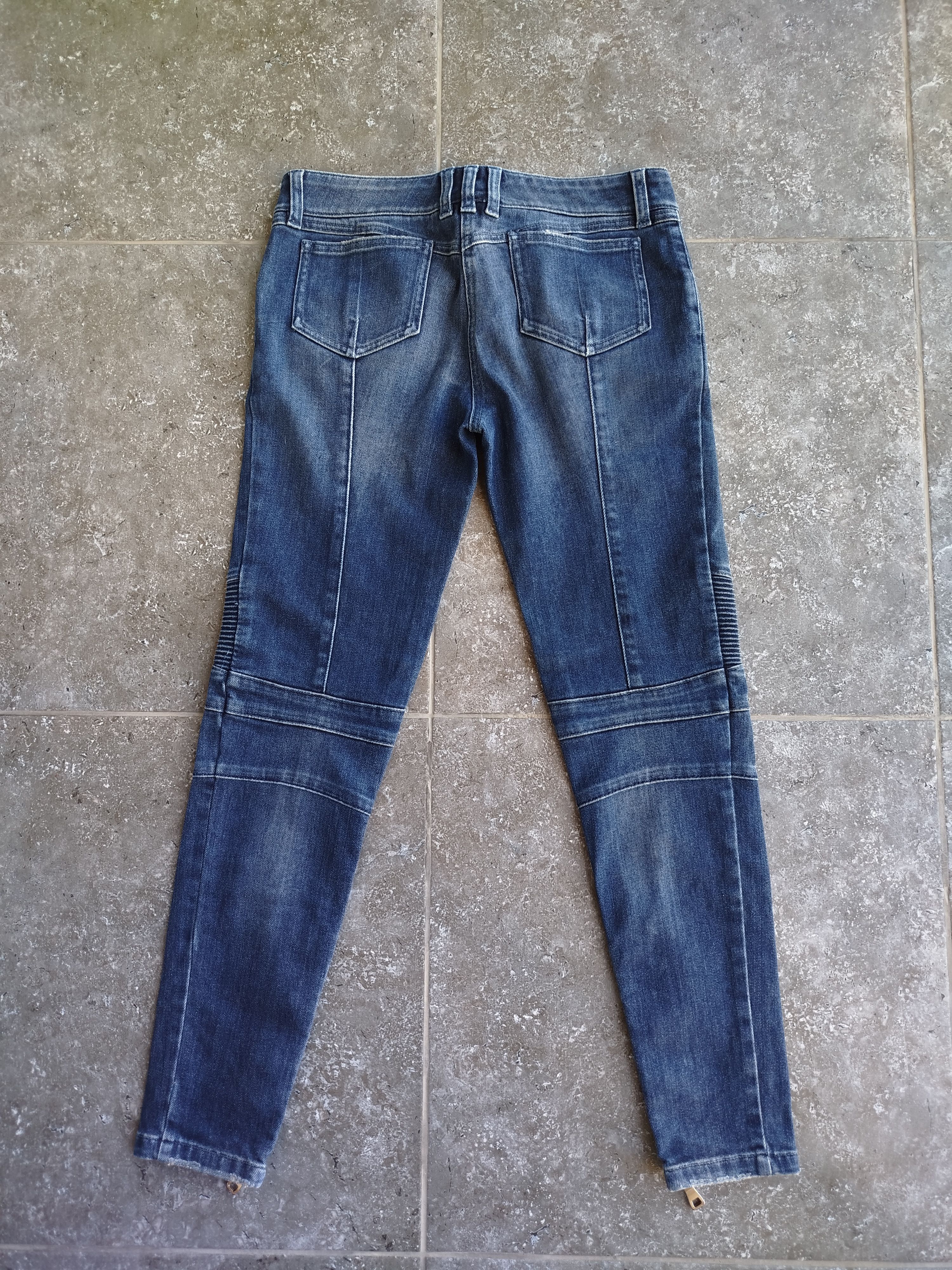 Balmain Balmain Jeans Distressed Biker Skinny Size 38 Size 27" / US 4 / IT 40 - 8 Thumbnail