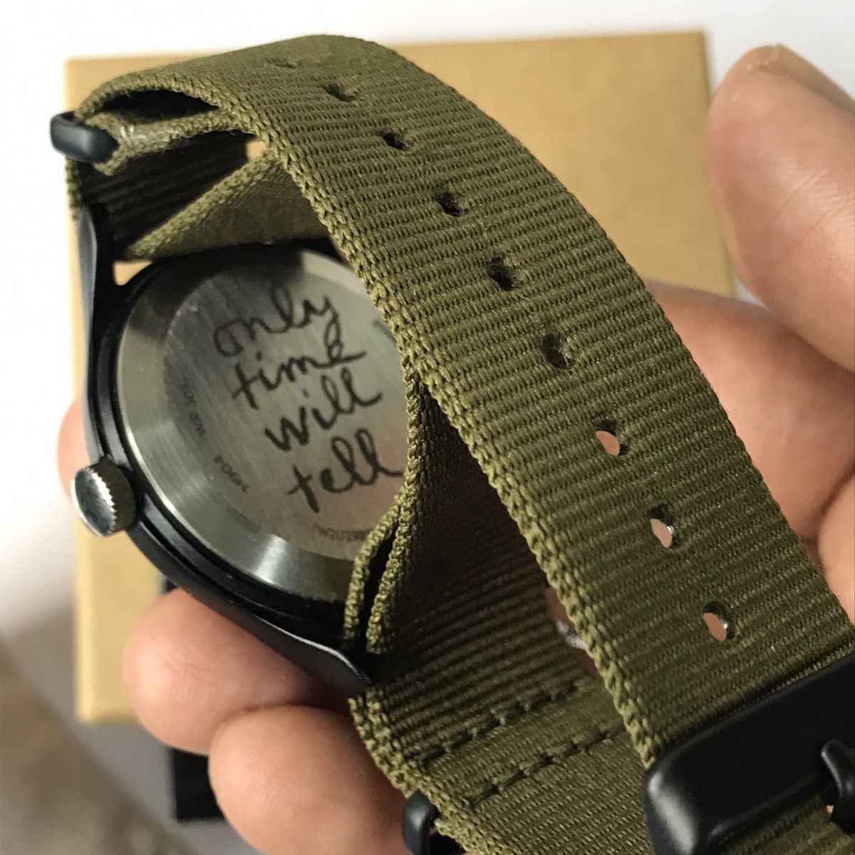 A.P.C. Carhartt コラボTimex 腕時計 カーキ　ブラック A.P.C. × Carhartt × Timex Timex X APC X Carhartt WIP