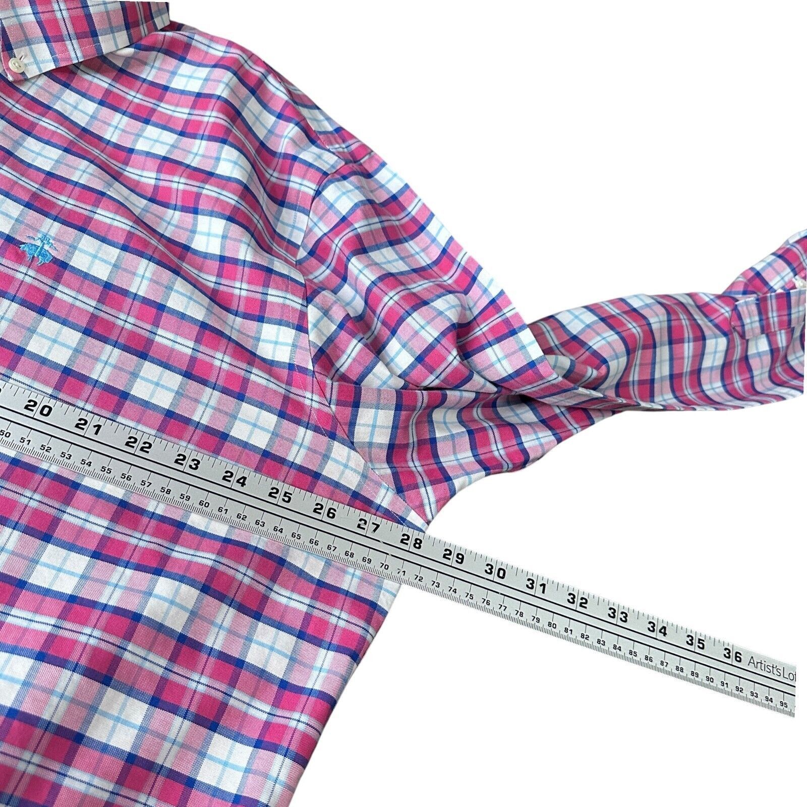 Brooks Brothers Brooks Brother Oxford Shirt Men’s 2XL Pink White Button-Down Size US XXL / EU 58 / 5 - 7 Thumbnail