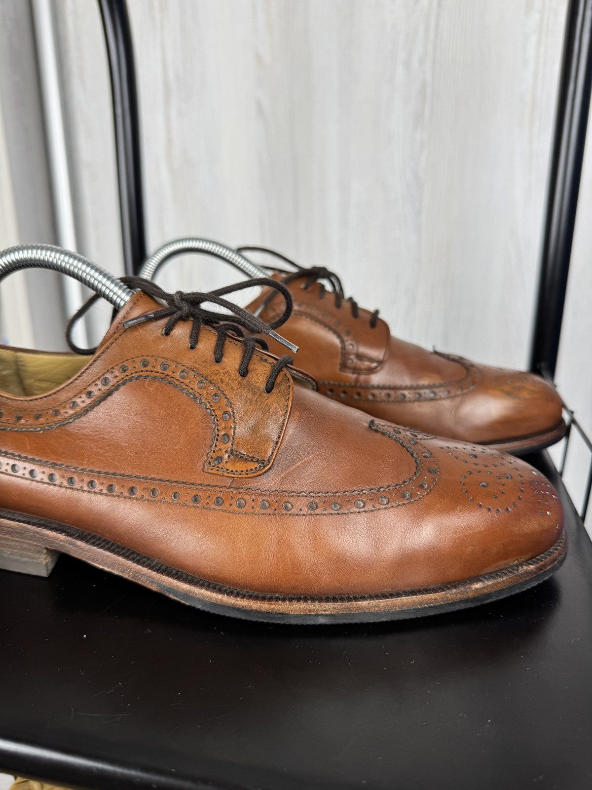 Bally Bally Tacite made in France leather lace up derby shoes Size US 8 / EU 41 - 4 Thumbnail