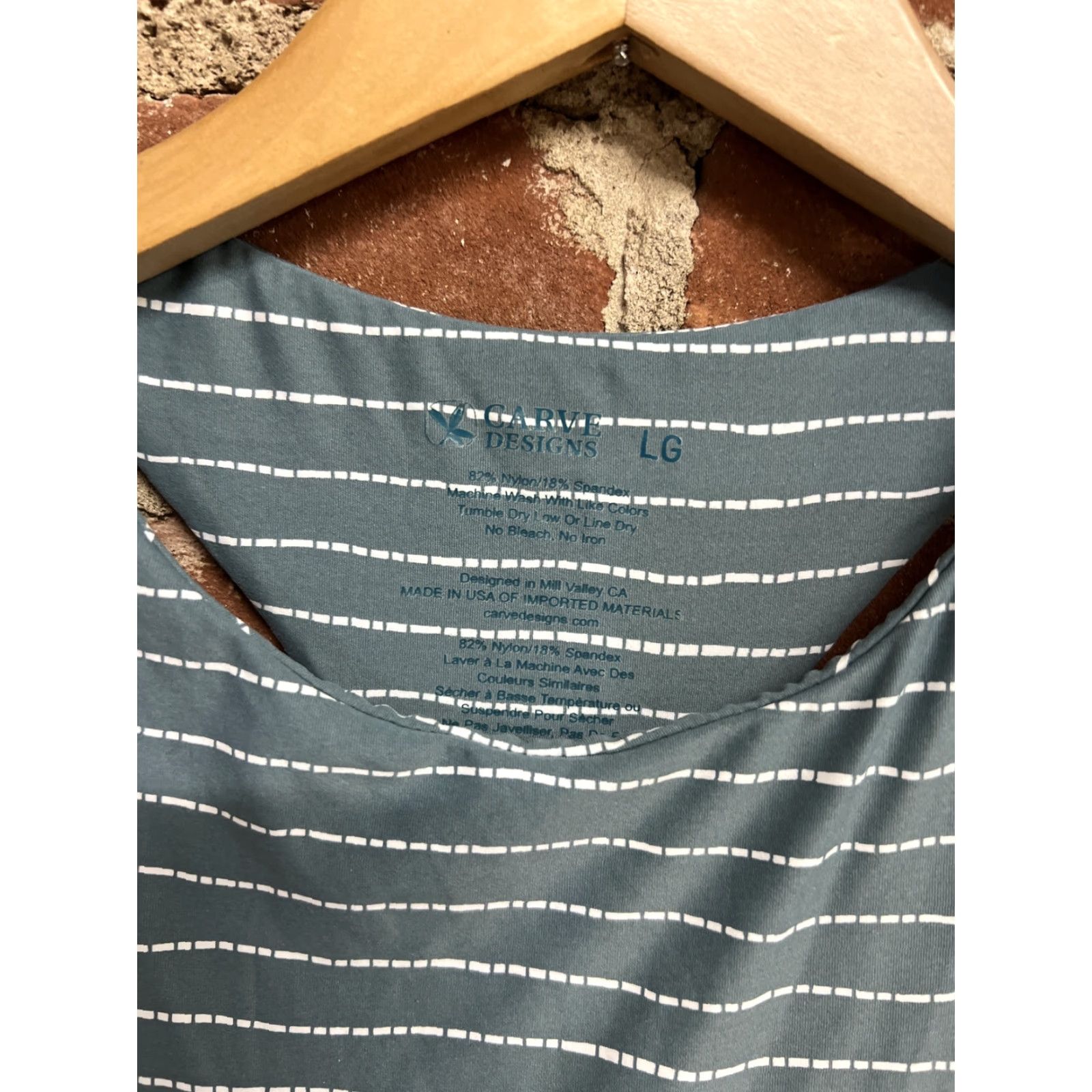 Vintage Carve Designs Womens Blue Striped Tank Dress Size L Sleeveless Short Dress Design Designer Womens, Dress, Tank, Blue, Striped, L - Vintage? (No) Size L / US 10 / IT 46 - 2 Thumbnail