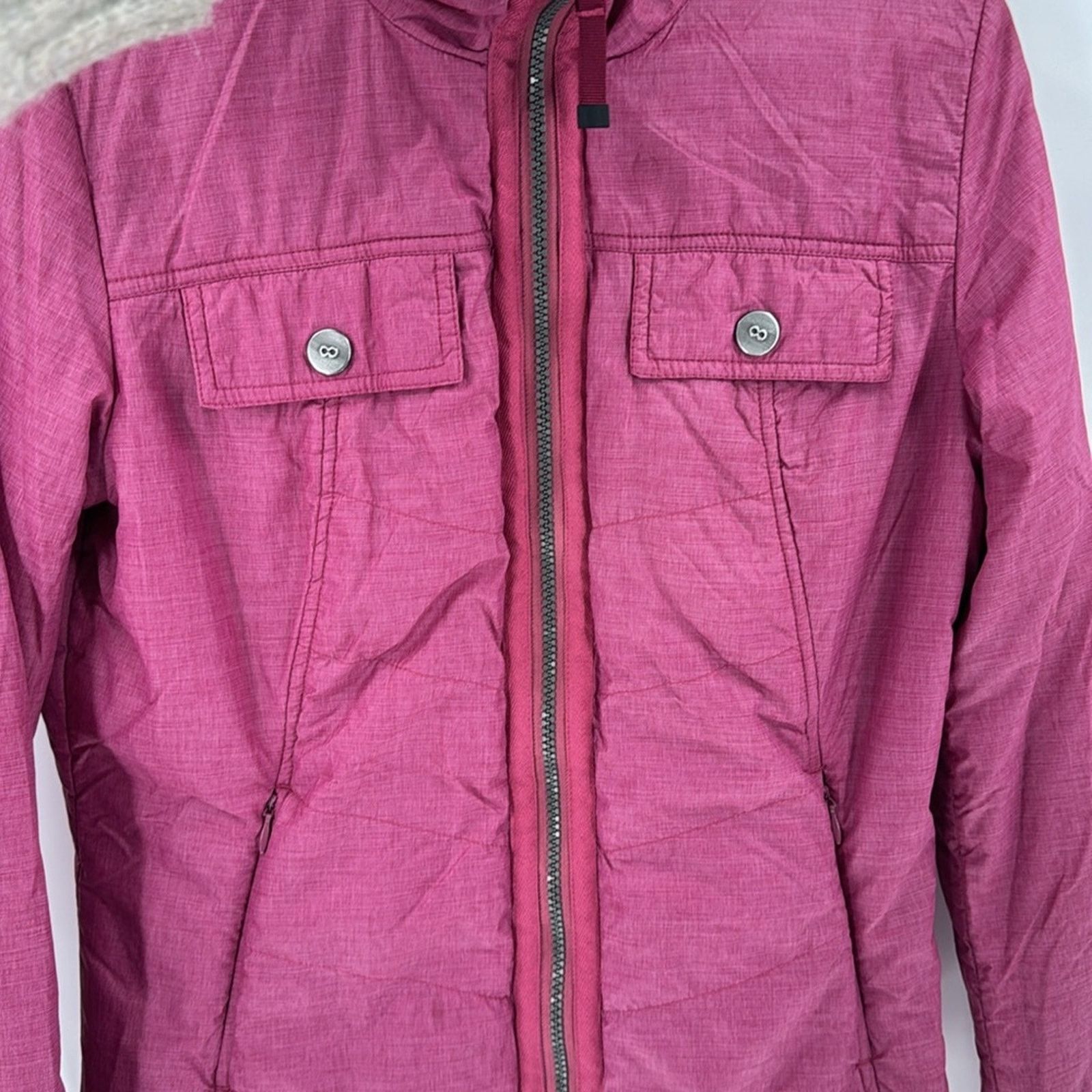Prana PrAna Chantal Puffer Jacket Plum Red Gorpcore hiking size s Size S / US 4 / IT 40 - 9 Thumbnail