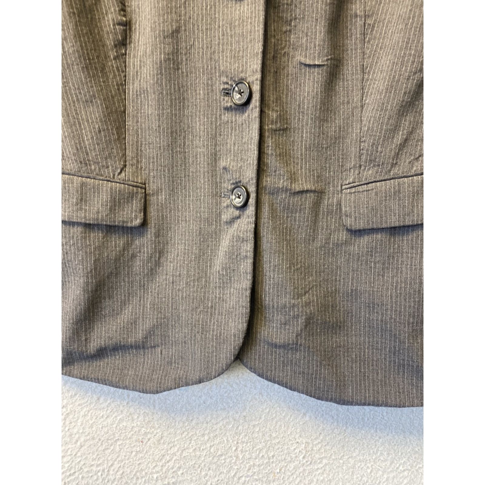 Banana Republic Banana Republic Wool Blazer Womens 14 Button Stripes /108-45 Size XL / US 12-14 / IT 48-50 - 2 Thumbnail