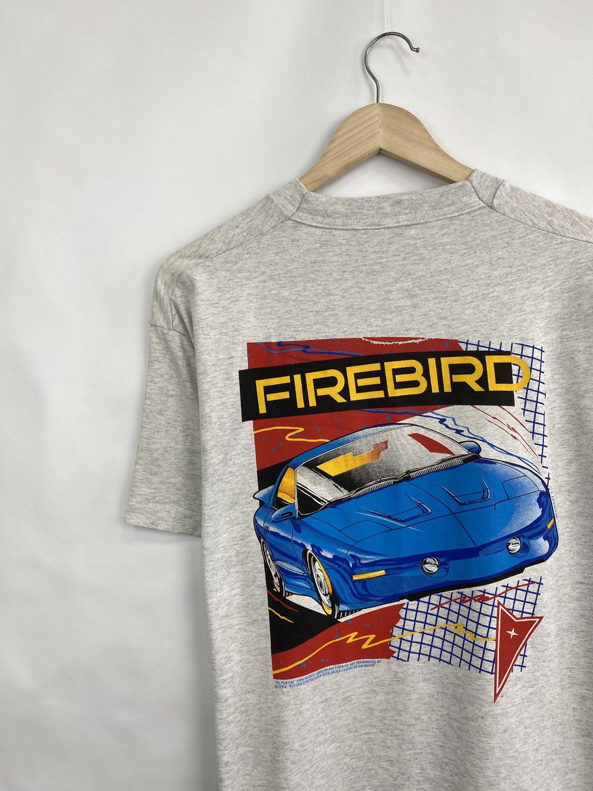 Fruit Of The Loom Vintage 90s Pontiac Firebird Racing NASCAR t-shirt Y2K hype Size US XL / EU 56 / 4 - 10 Thumbnail