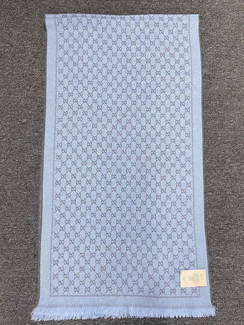 Gucci Gucci Gray full-print scarf 2502-Nextarrow Size ONE SIZE - 2 Thumbnail