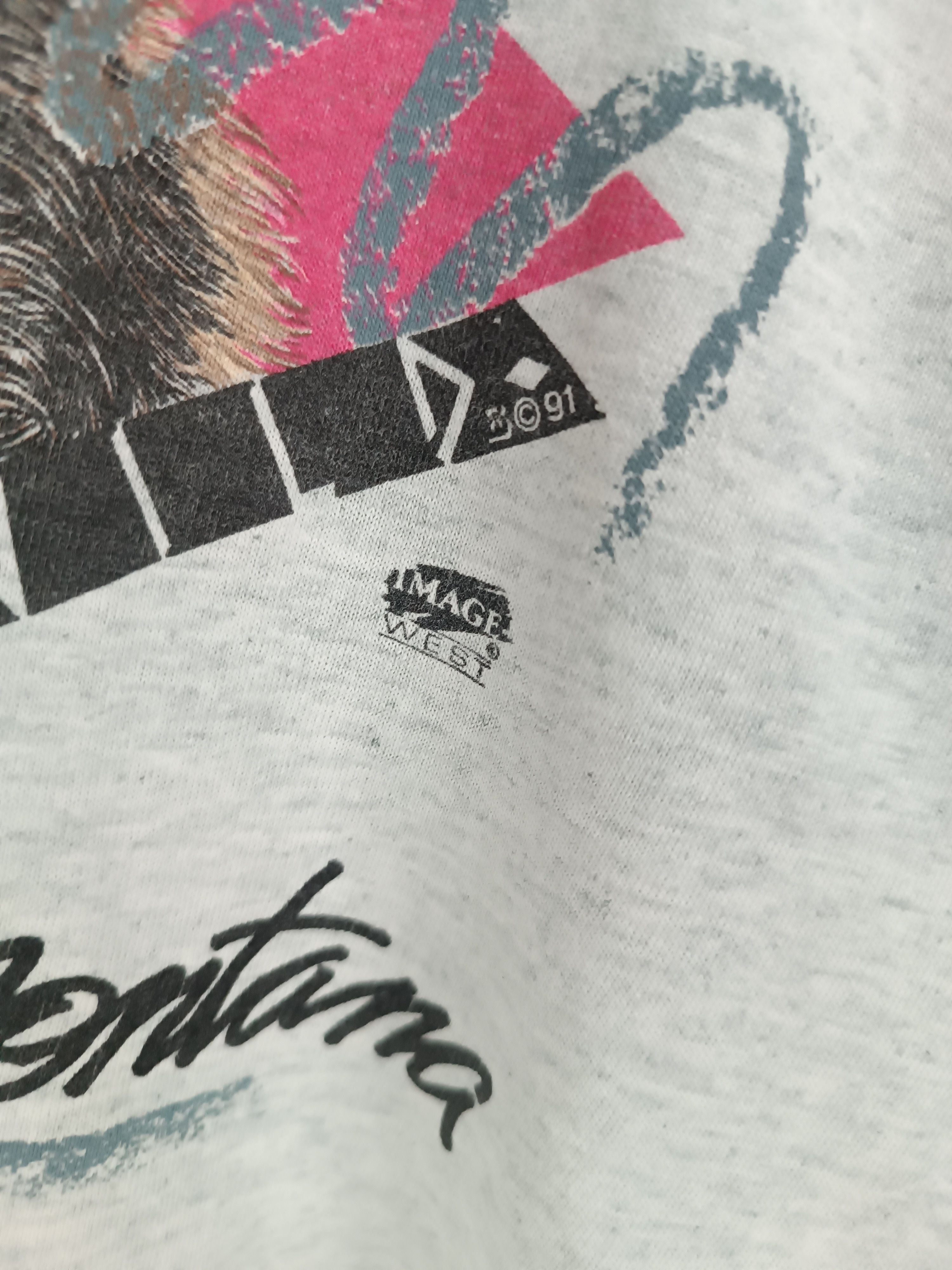 Vintage VINTAGE 90'S MONTANA BEAR BORN TO BE WILD ANIMAL WILD PLANET Size US L / EU 52-54 / 3 - 10 Thumbnail