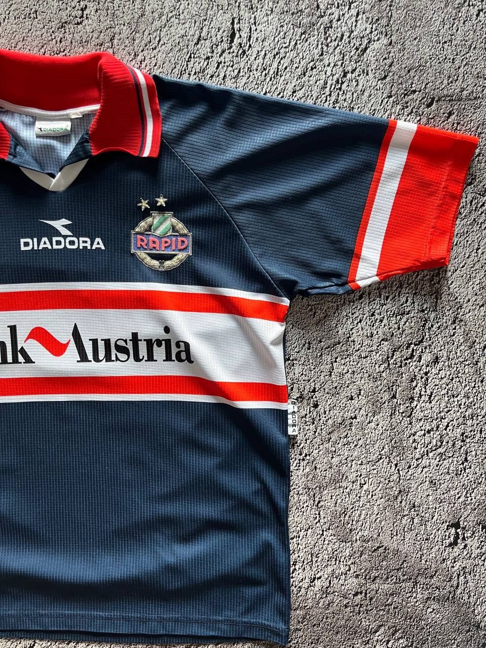 Diadora × Vintage SK Rapid Wien 1998/99 Vintage Y2K Soccer Football Jersey Size US XL / EU 56 / 4 - 4 Thumbnail