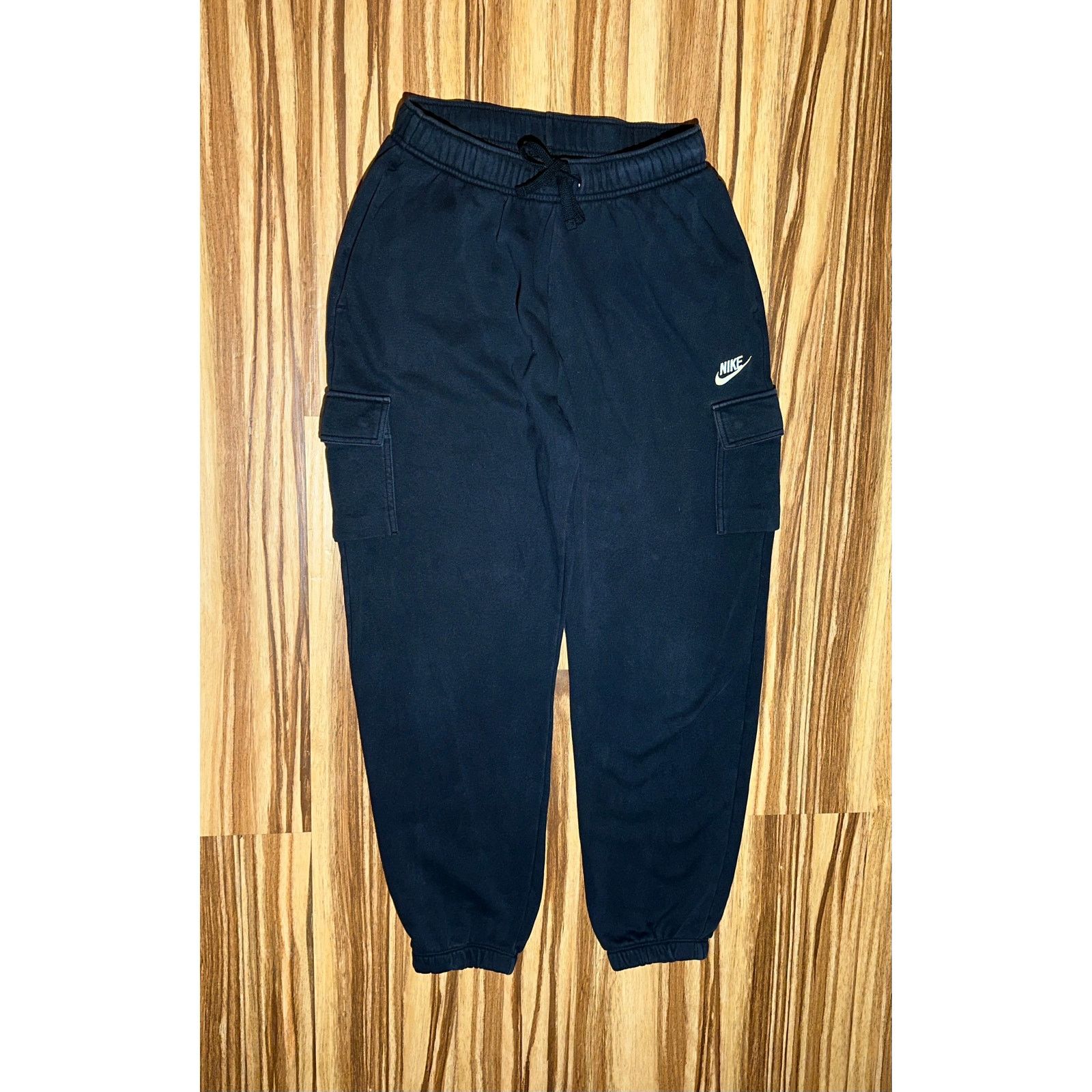 Nike Black Nike Swatpants Cargo Pockets Size Small Size US 31 - 1 Thumbnail