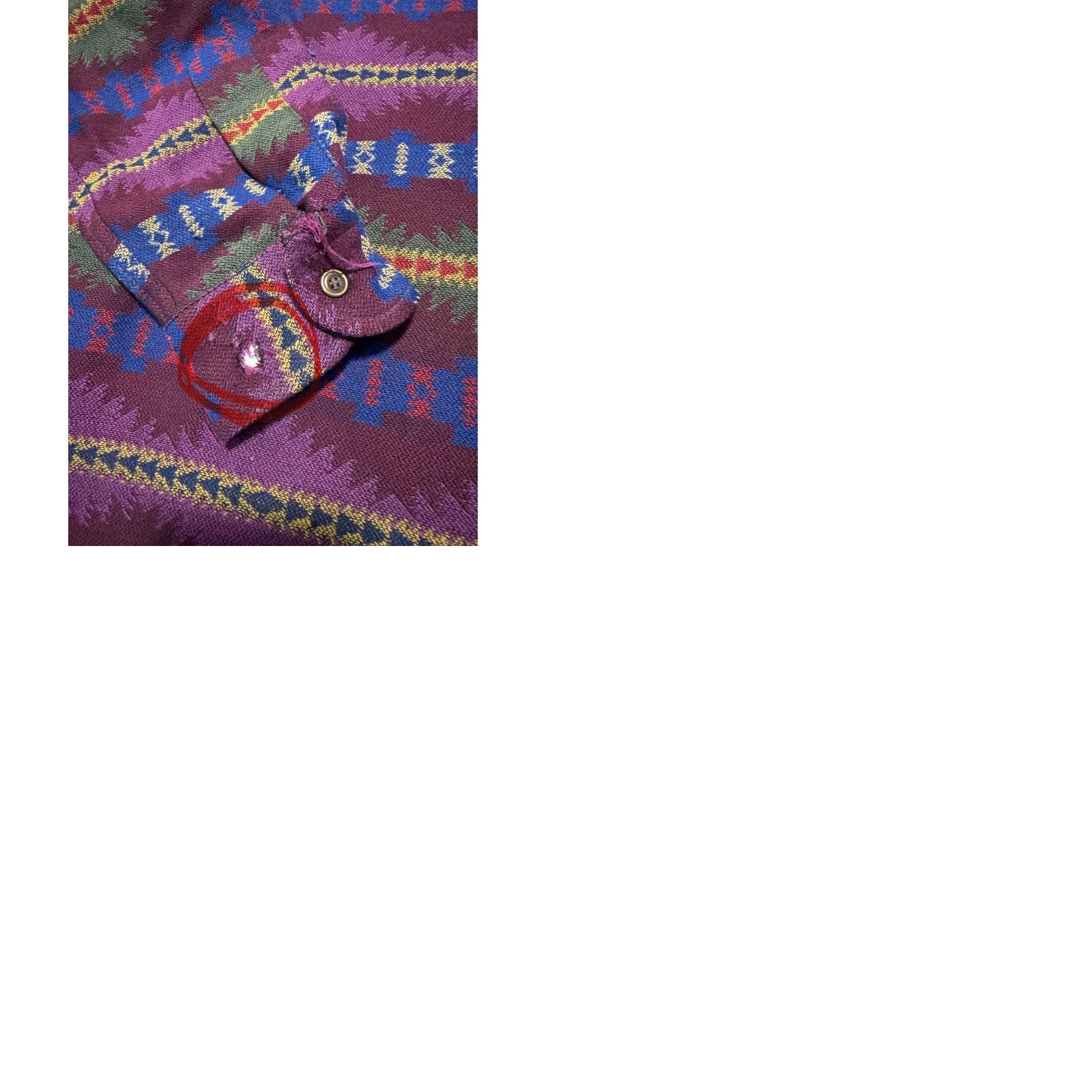 Pendleton VINTAGE Pendleton Shirt Geometric Aztec Tribal Wool Flannel M USA Read/Repair Size M / US 6-8 / IT 42-44 - 12 Thumbnail