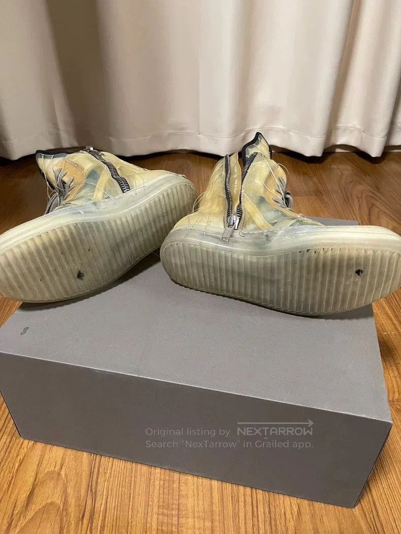 Rick Owens Rick Owens Green Ghost Triangle Boots. Size US 5.5 / EU 38 - 6 Thumbnail
