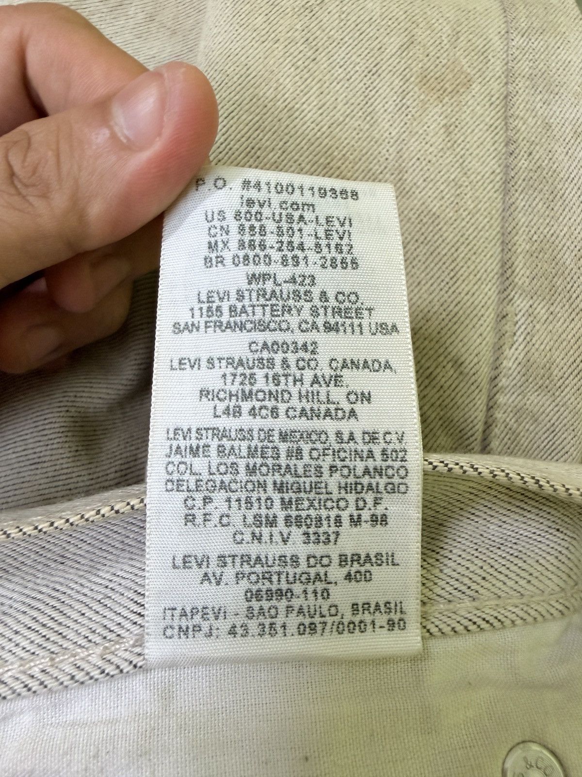 Levi's Vintage Levi’s 511 Slim Fit Dirty Sand Wash Jeans Size US 31 - 16 Thumbnail
