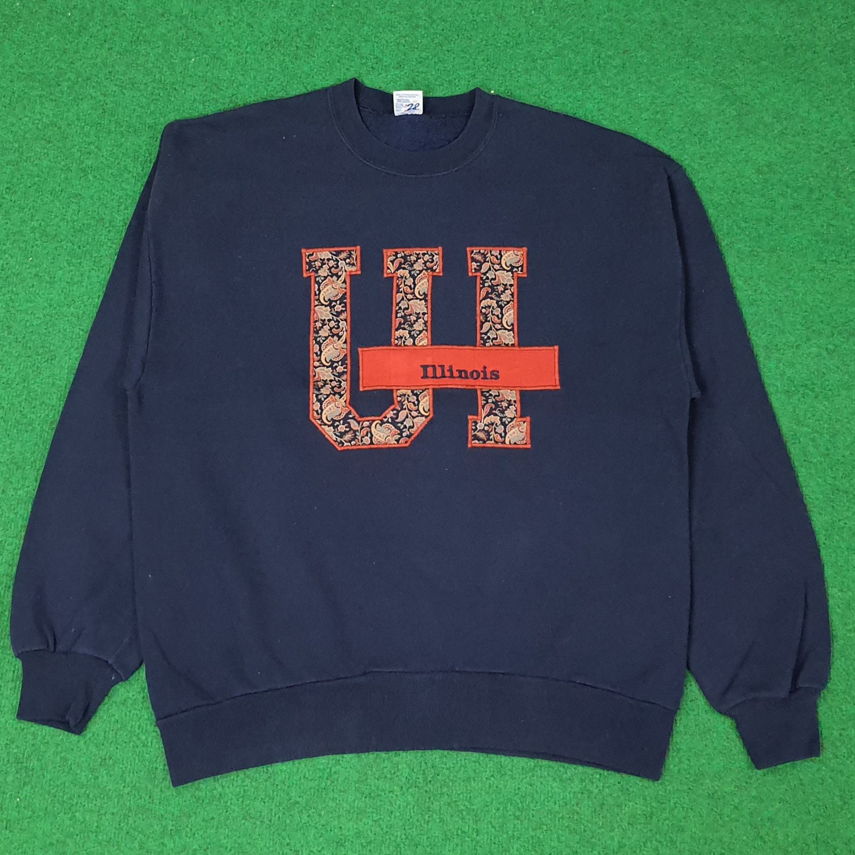 Jerzees Vintage The University of Illinois Urbana Sweatshirt C251N9 Size US M / EU 48-50 / 2 - 1 Thumbnail