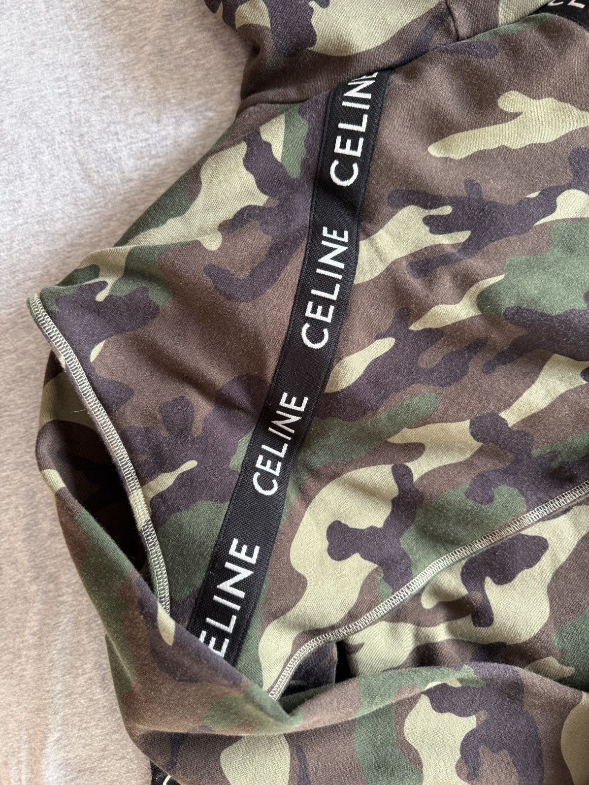 Celine Celine SS23 camouflage Hoody Size US S / EU 44-46 / 1 - 12 Thumbnail