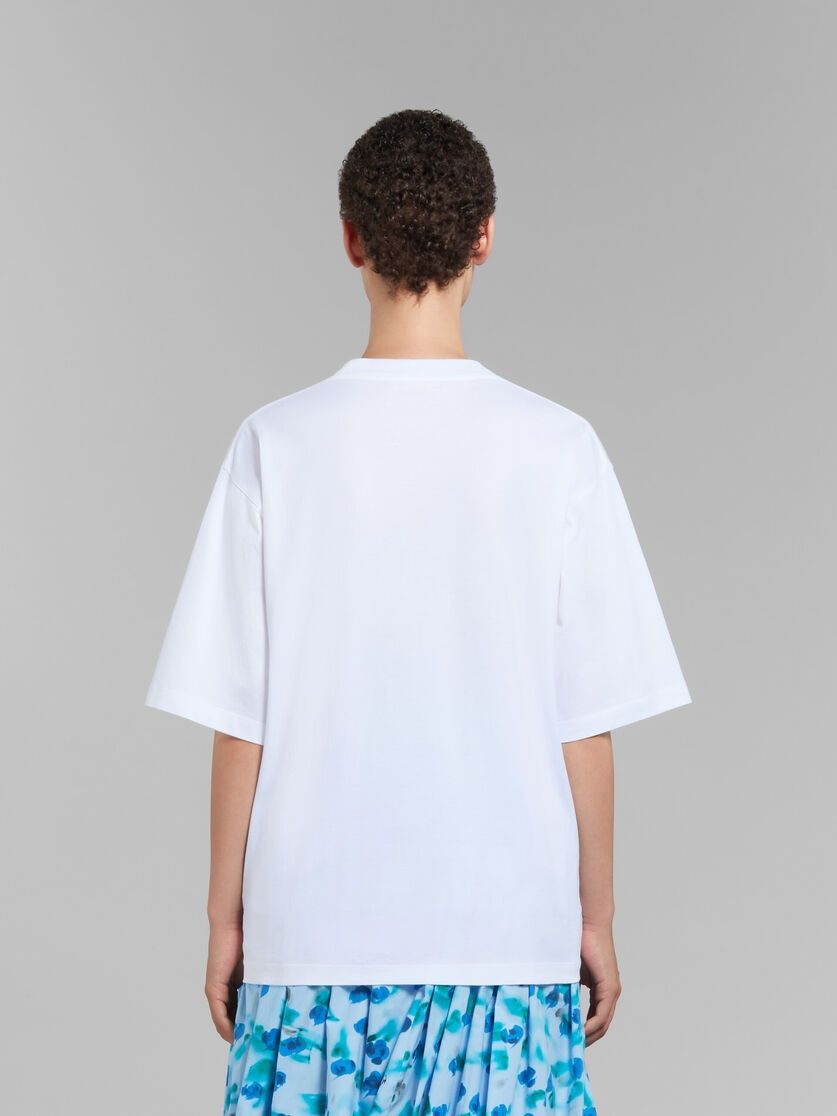 Marni o1f1d3z0625 T-Shirt in White Size M / US 6-8 / IT 42-44 - 3 Thumbnail
