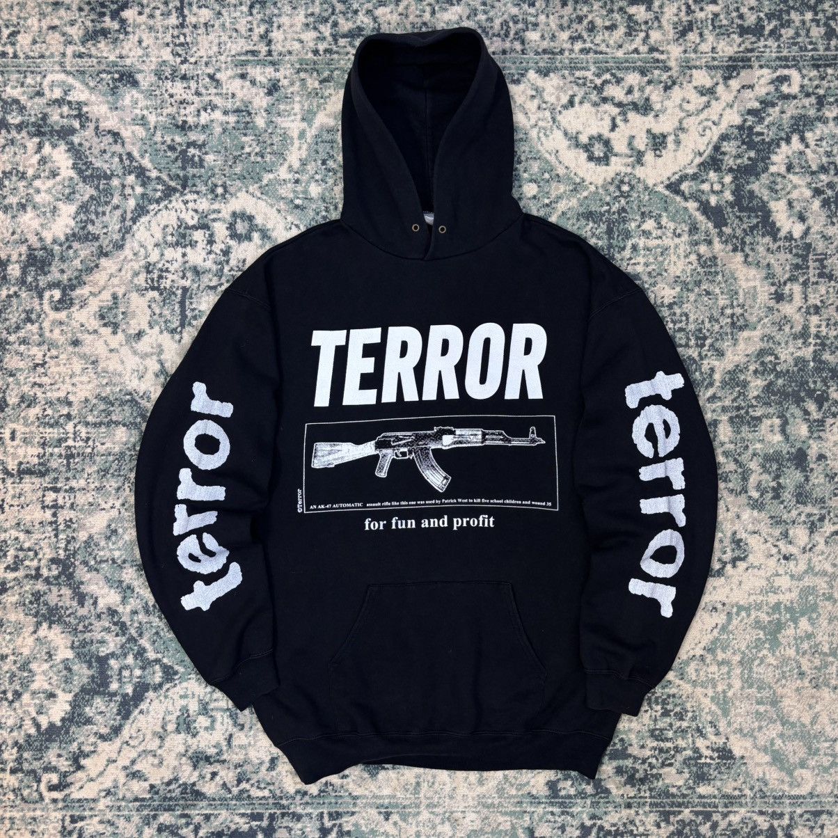 vintage 1989-licensed don rock terror worldwide hoodie