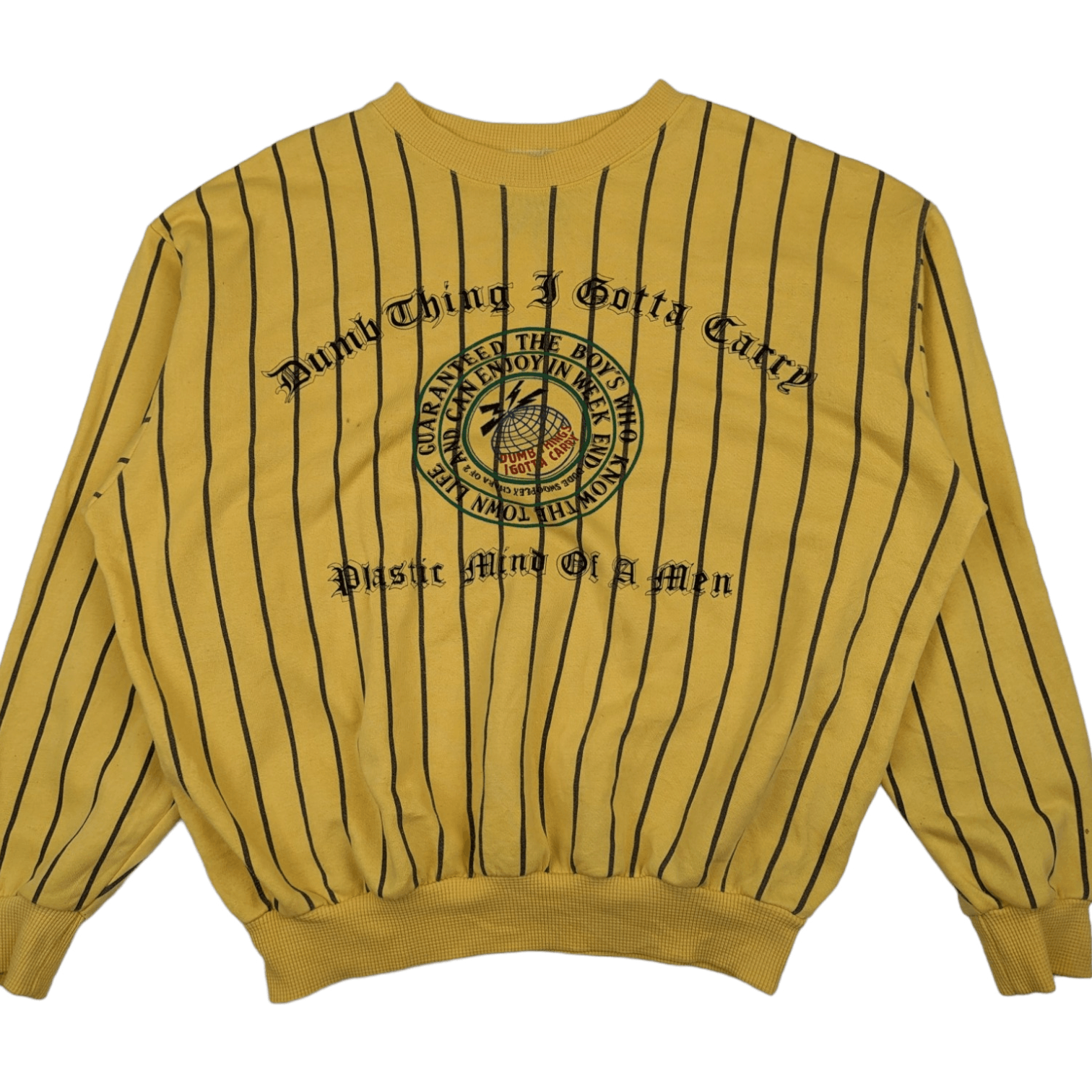 Japanese Brand Vintage Japan DUDE SWOOPLEX Striped Jumper Sweatshirt Size US XL / EU 56 / 4 - 3 Thumbnail