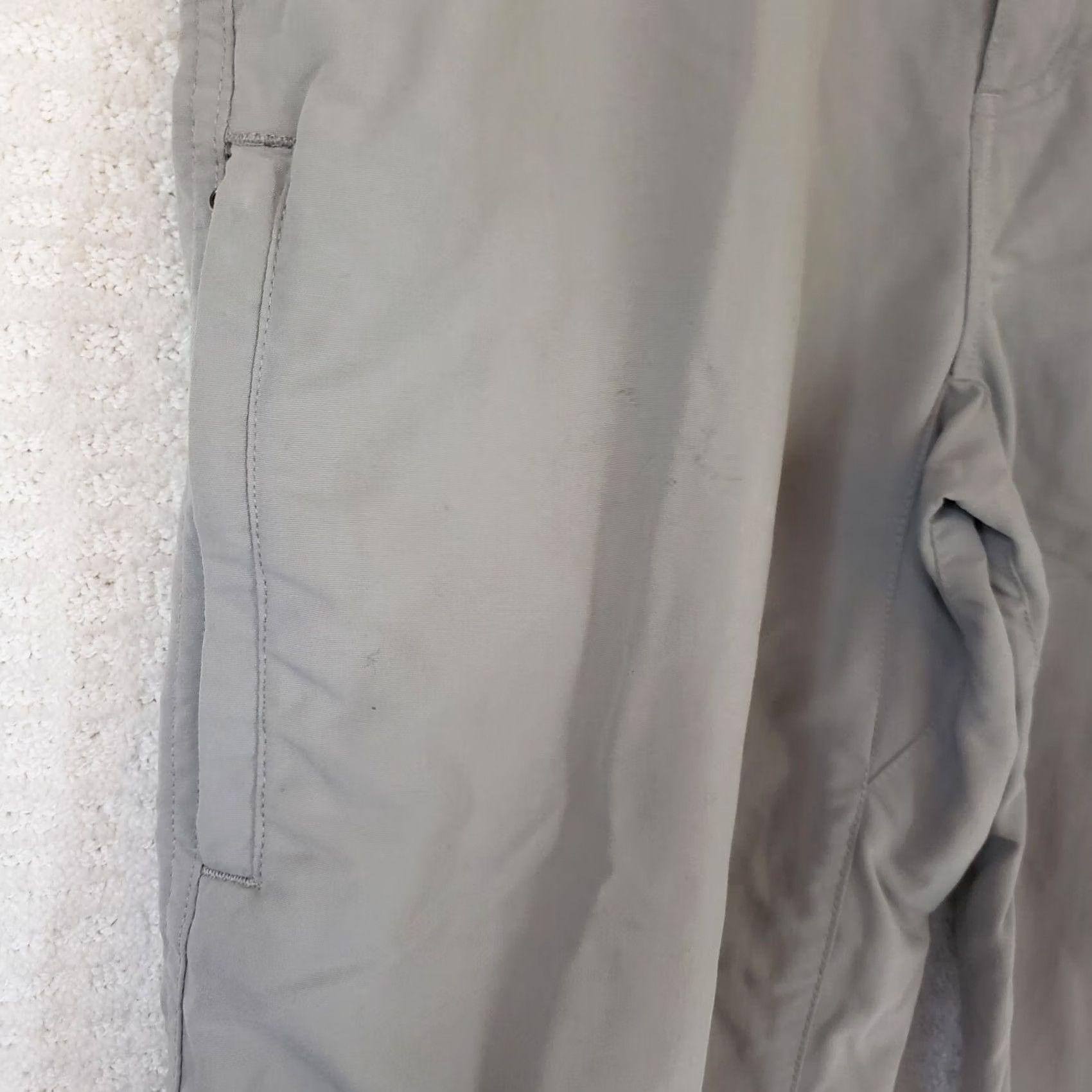 Vintage REI Mens Pants Chino Nylon Lightweight 34x28 Gray Zip Pockets UPF 50+ Easy Care Size US 34 / EU 50 - 6 Thumbnail