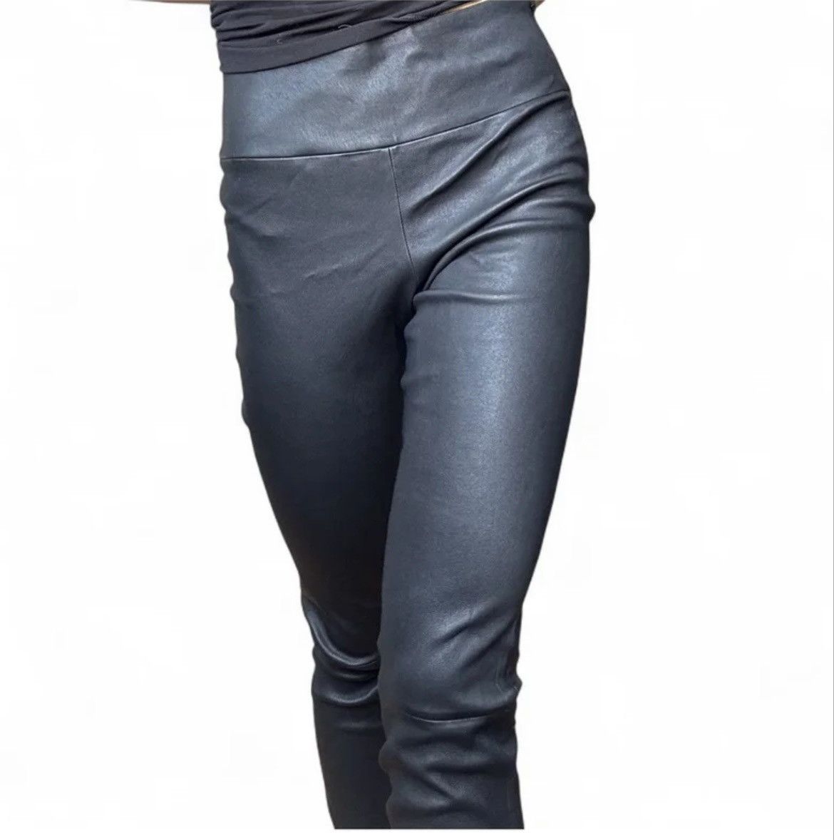 Theory Theory Faux Leather Pants - Size 6, Slim Fit Size 28" / US 6 / IT 42 - 5 Thumbnail