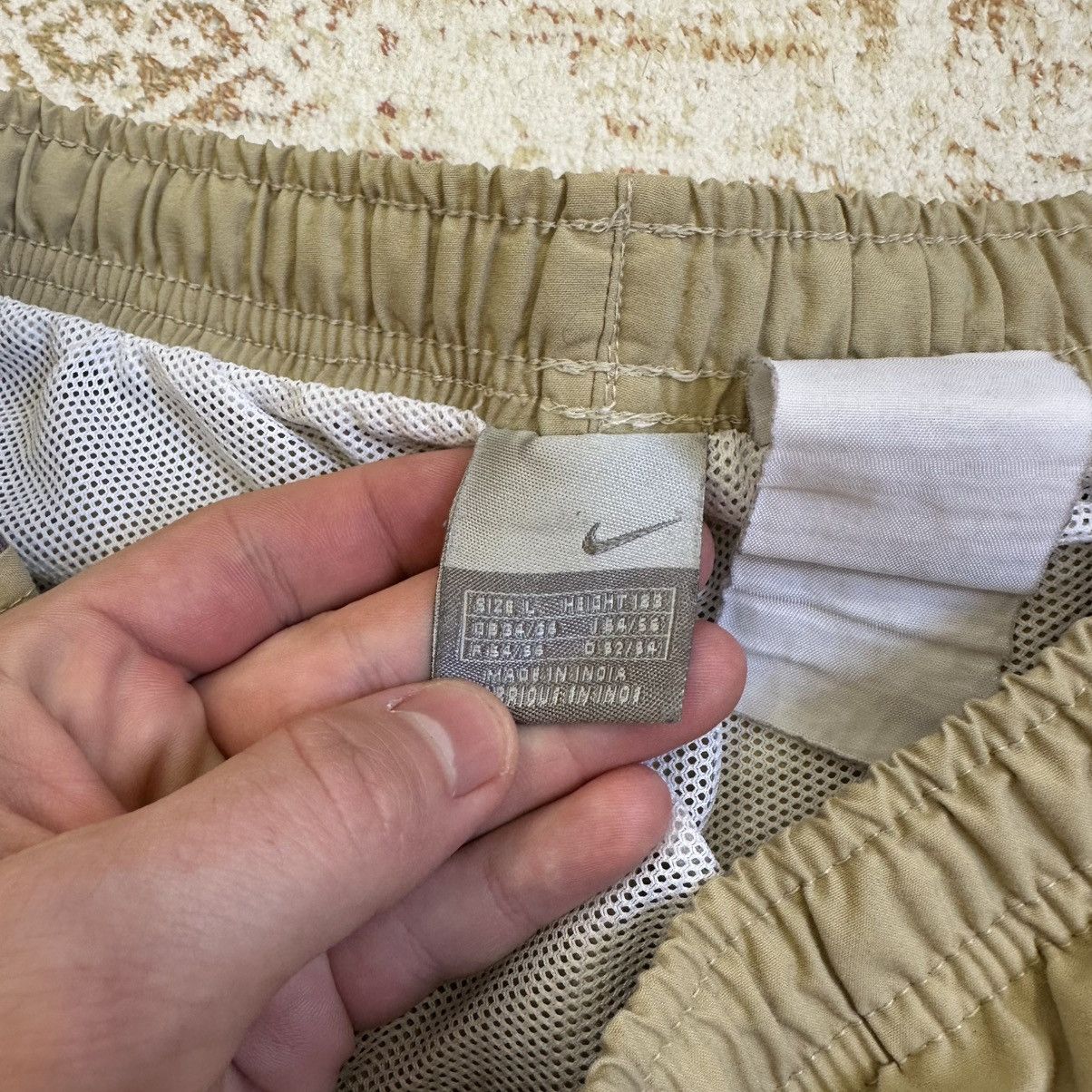 Nike × Vintage Vintage Nike Shorts Baggy Swim Wear Y2K 90s USA Size US 34 / EU 50 - 6 Thumbnail