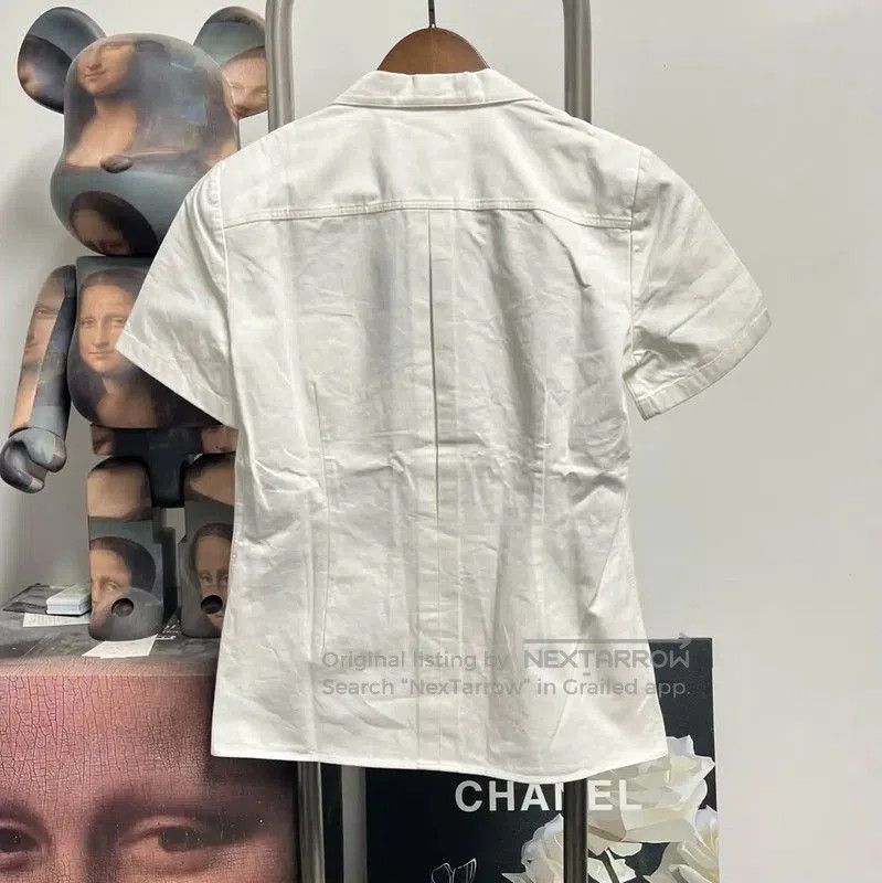 Prada Prada White Short-Sleeve Men's Shirt. Size US M / EU 48-50 / 2 - 2 Thumbnail