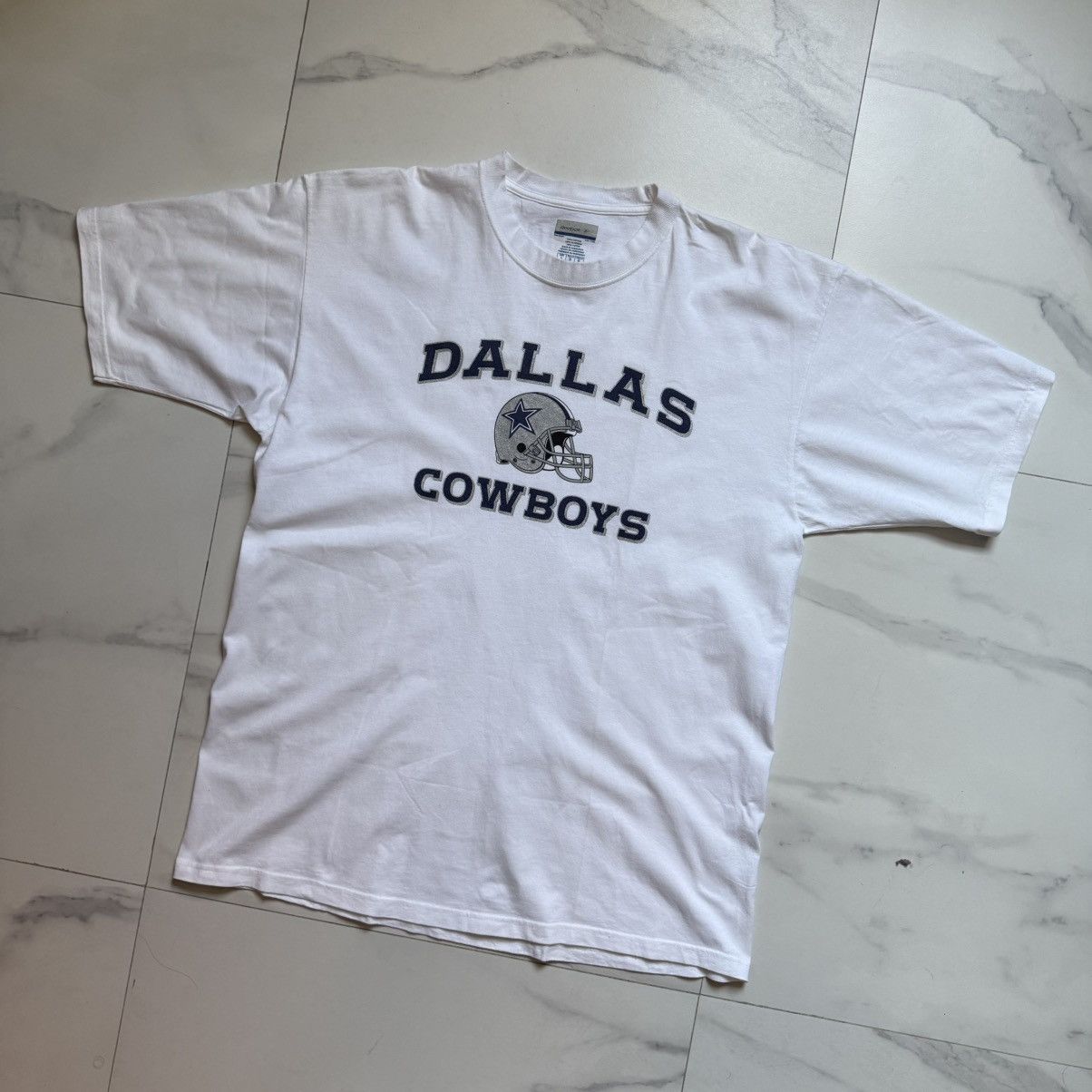 Reebok Vintage Y2K Dallas Cowboys Oversized T-Shirt Size US L / EU 52-54 / 3 - 3 Thumbnail